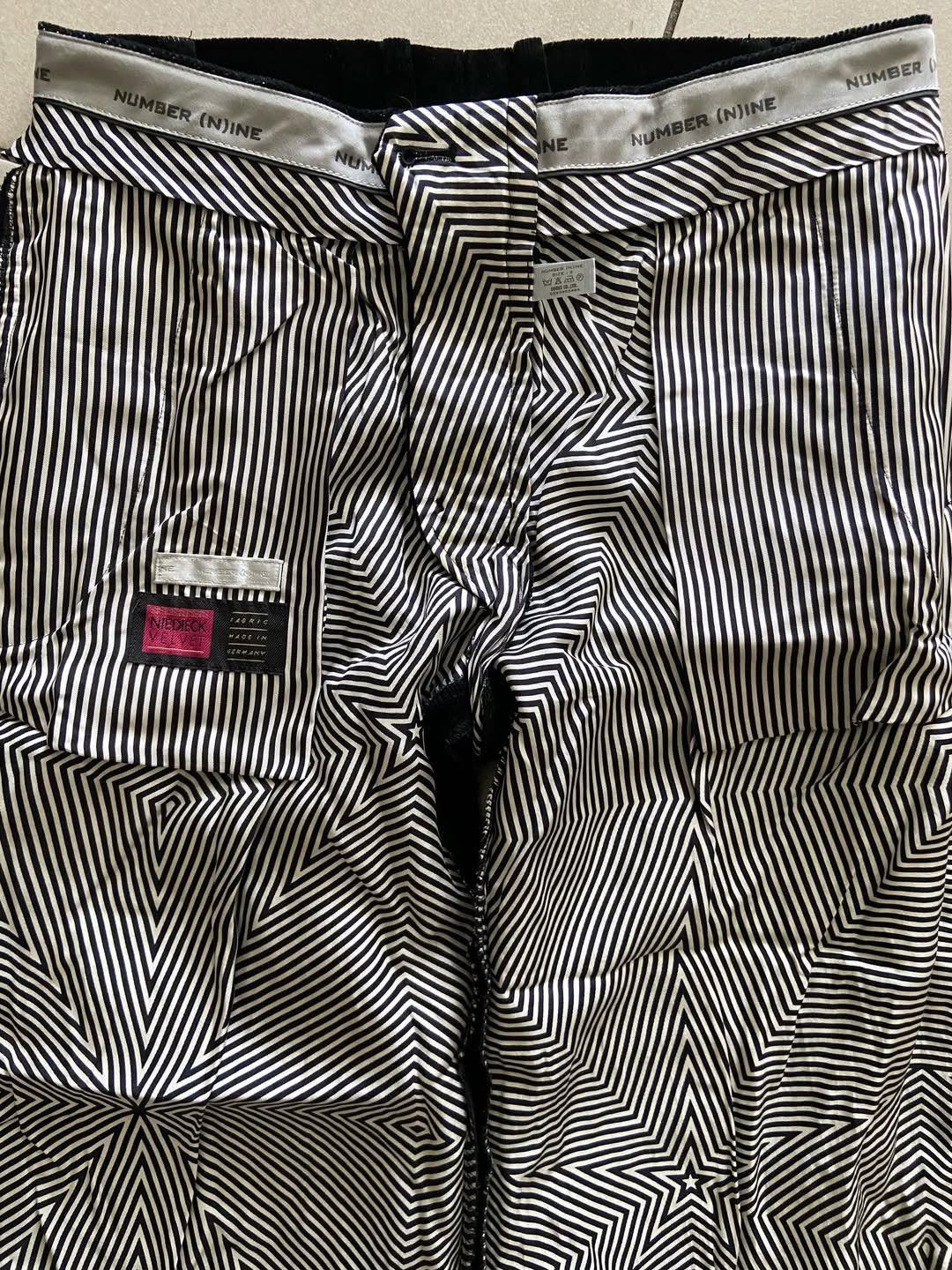 Number (N)ine Number (N)ine AW01 Glitter Trousers Size US 29 - 4 Thumbnail