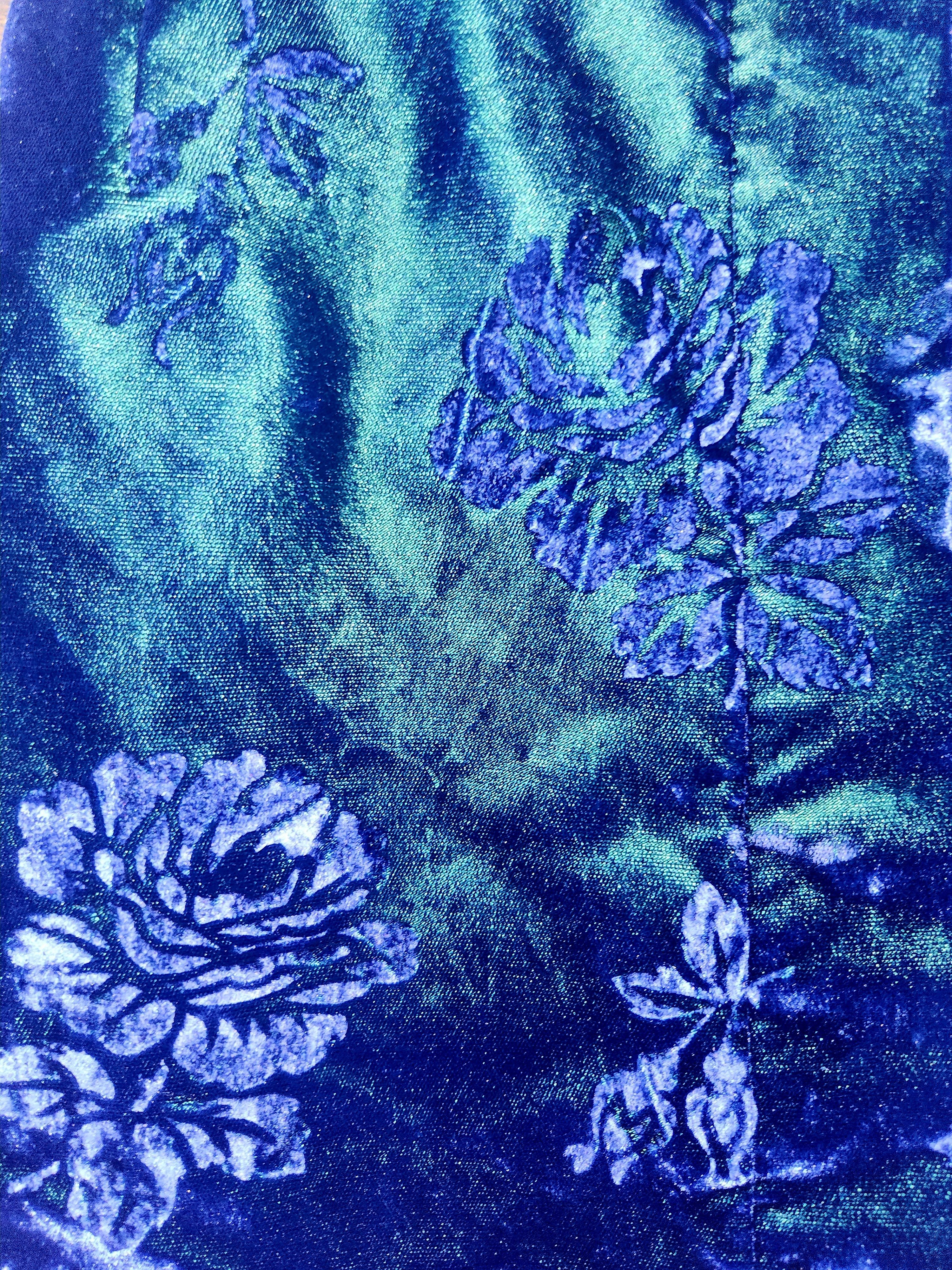 Krizia Vintage Krizia Crushed Velvet Skirt Size 40" / US 18 - 6 Thumbnail