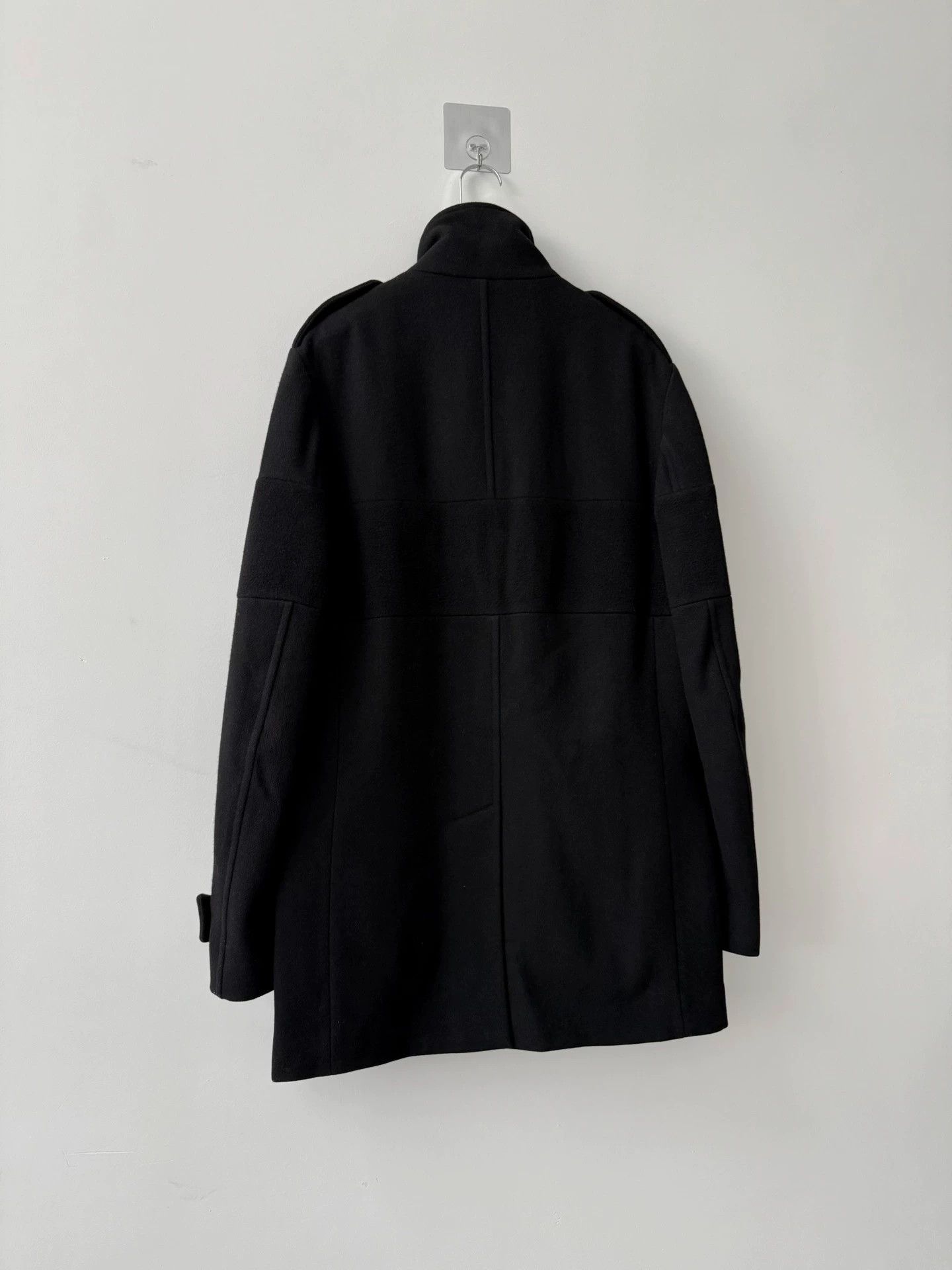 Maison Margiela MMM F/W10 Colorblocked Stand Collar Coat Black 46 Size US S / EU 44-46 / 1 - 4 Thumbnail