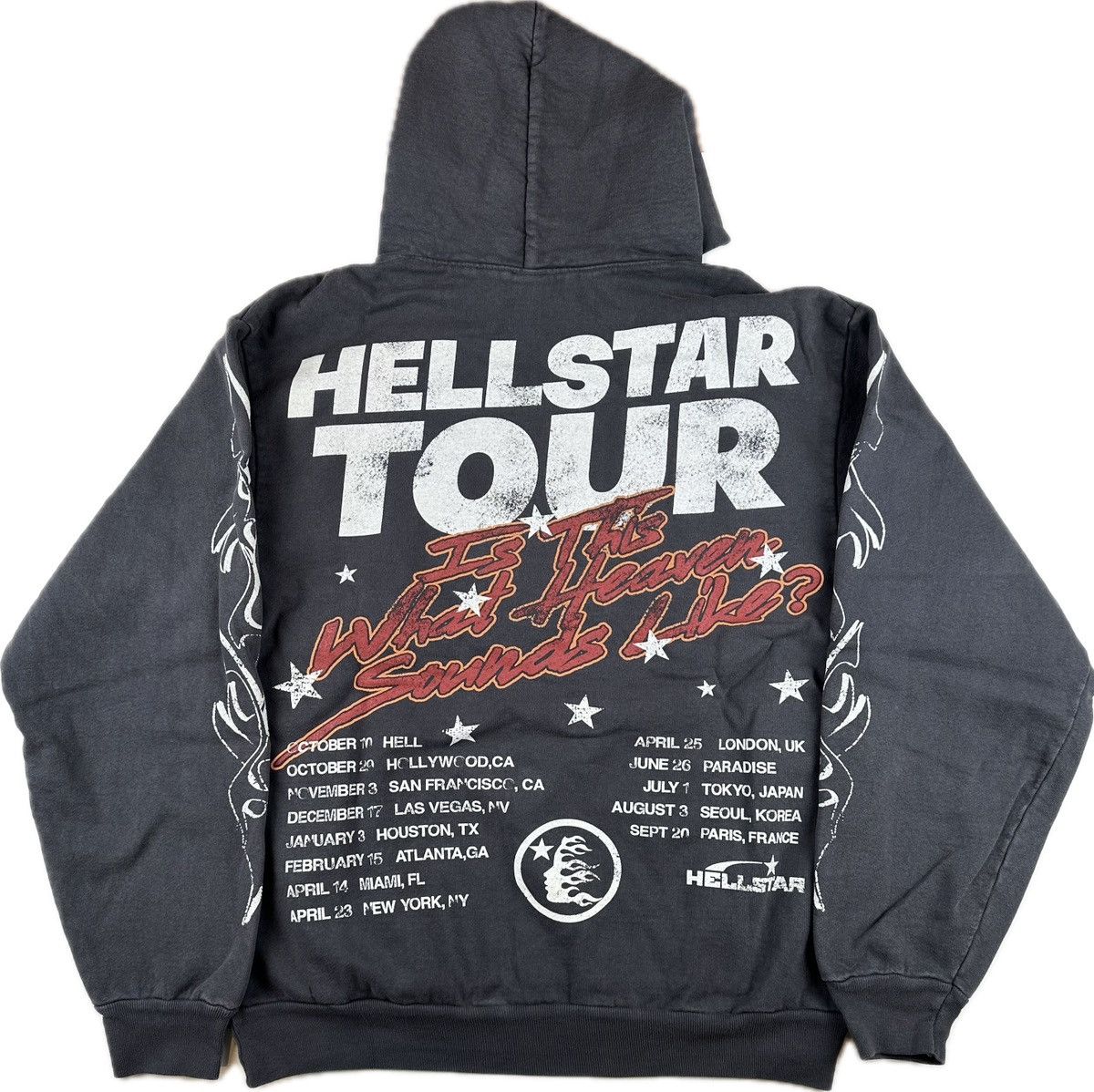 HELLSTAR Hellstar Overseas Collection Tour Hoodie Size US M / EU 48-50 / 2 - 4 Thumbnail