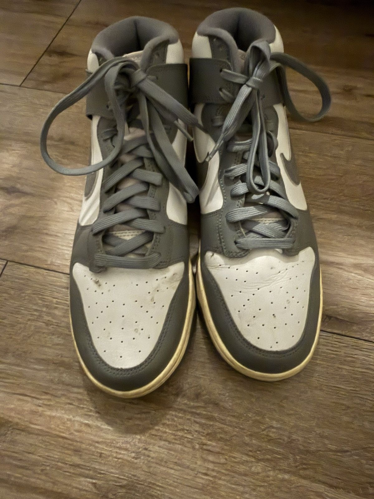 Nike Nike High Grey Dunks Size US 11.5 / EU 44-45 - 3 Thumbnail