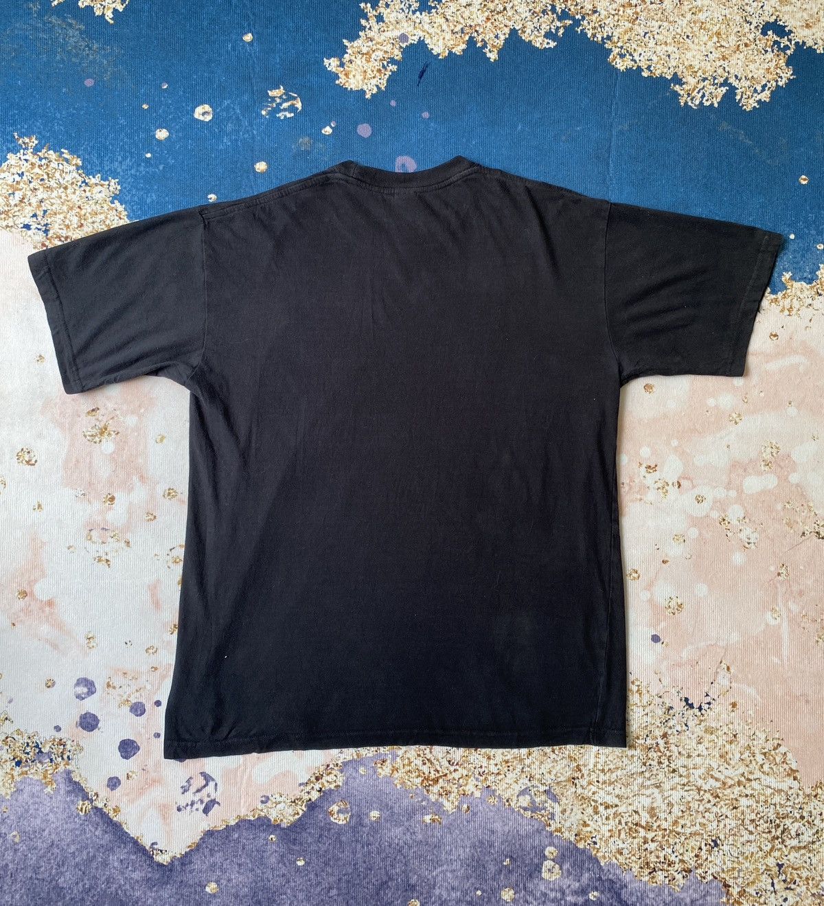 Habitat × Vintage 1990s - Cape Town Leopard Graphics T Shirt Size US L / EU 52-54 / 3 - 4 Thumbnail