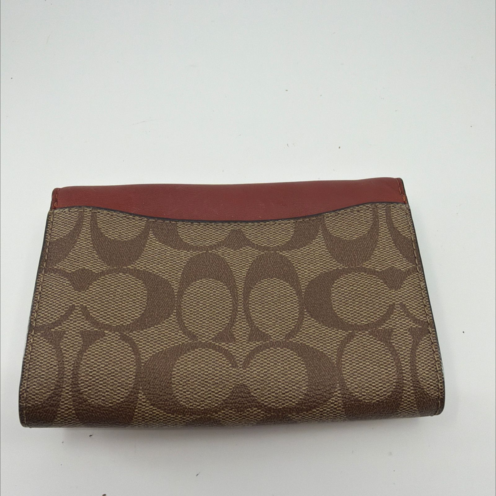 Coach Coach Buckle Small Wallet Brown Signature Canvas Size ONE SIZE - 3 Thumbnail