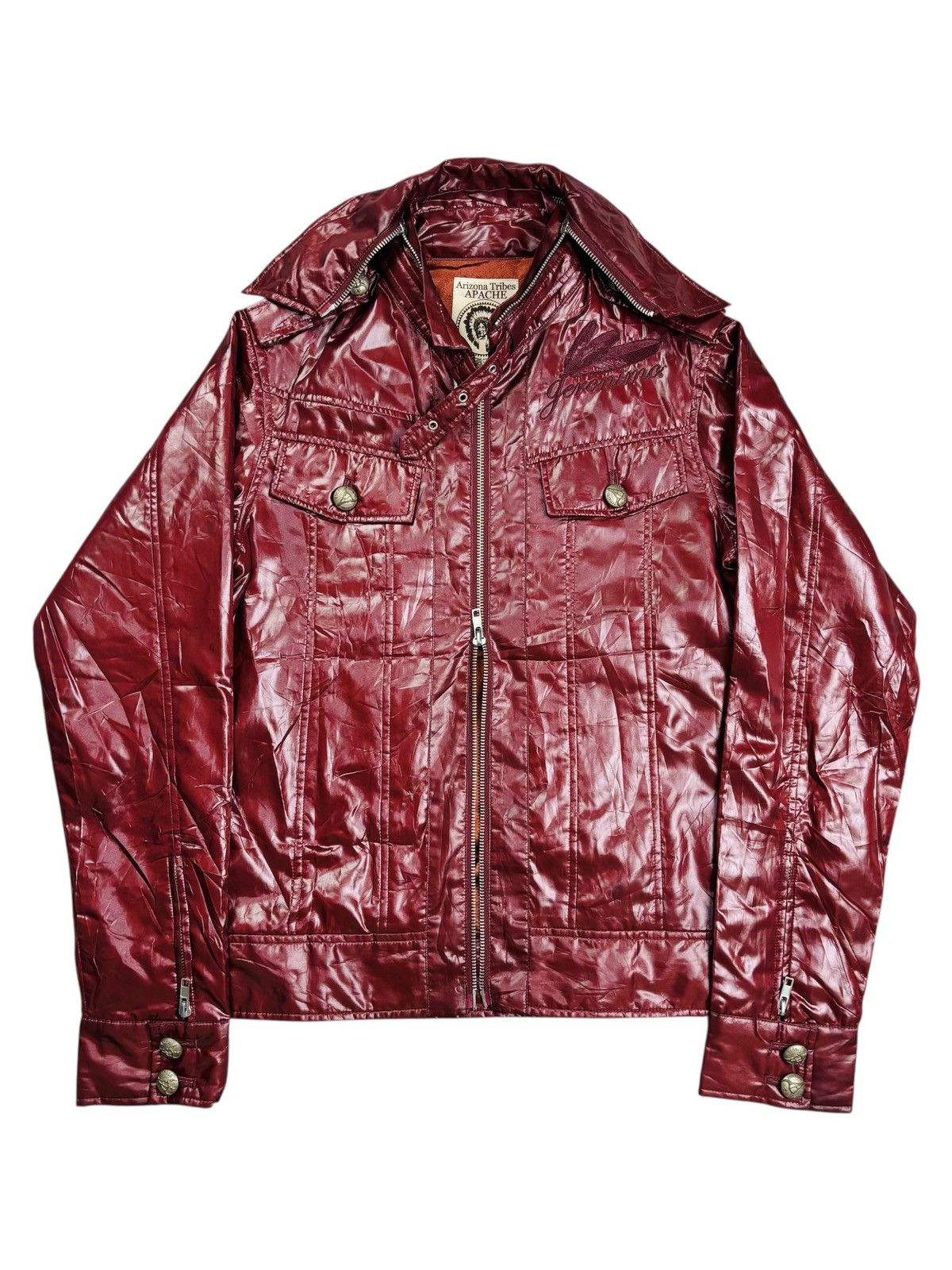 Ekam 2000s Geronimo - Arizona Tribes Apache Red Jacket Size US M / EU 48-50 / 2 - 1 Thumbnail