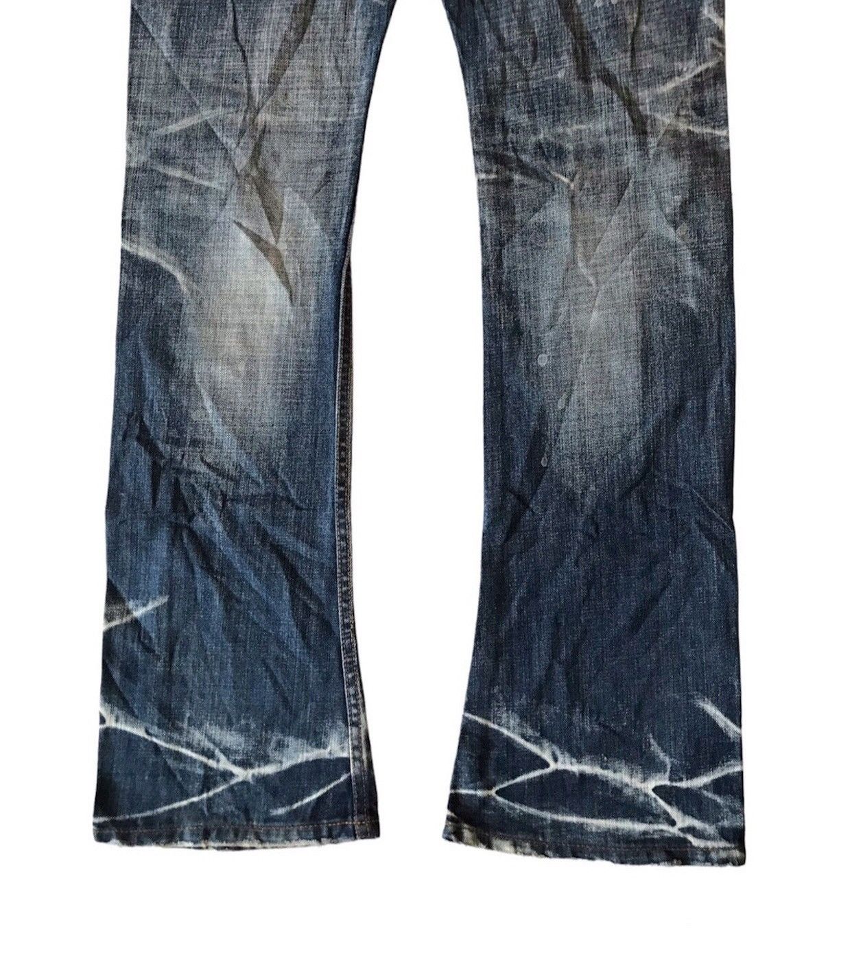 JACKROSE JACK ROSE DISTRESSED BLEACH TROUSER PANTS Size US 32 / EU 48 - 6 Thumbnail