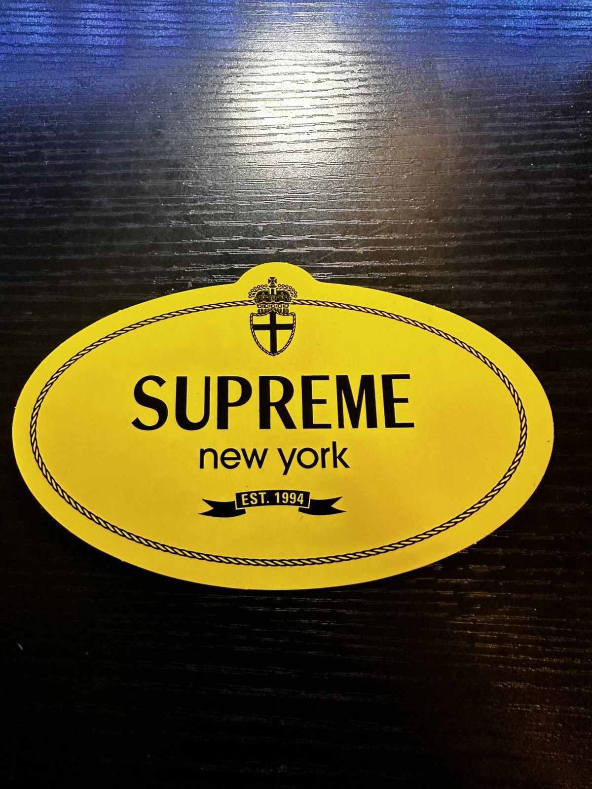 Supreme Supreme Yellow New York Sticker Size ONE SIZE - 1 Preview