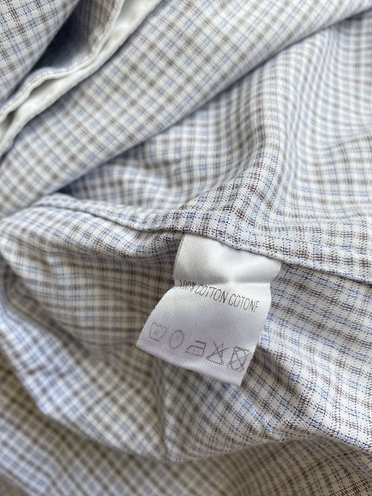 Ermenegildo Zegna Ermenegildo Zegna check shirt Size US L / EU 52-54 / 3 - 7 Thumbnail