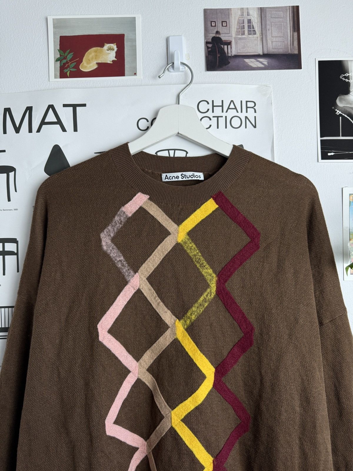 Acne Studios × Designer Acne Studios brown merino wool sweater M designer luxury y2k Size US M / EU 48-50 / 2 - 4 Thumbnail