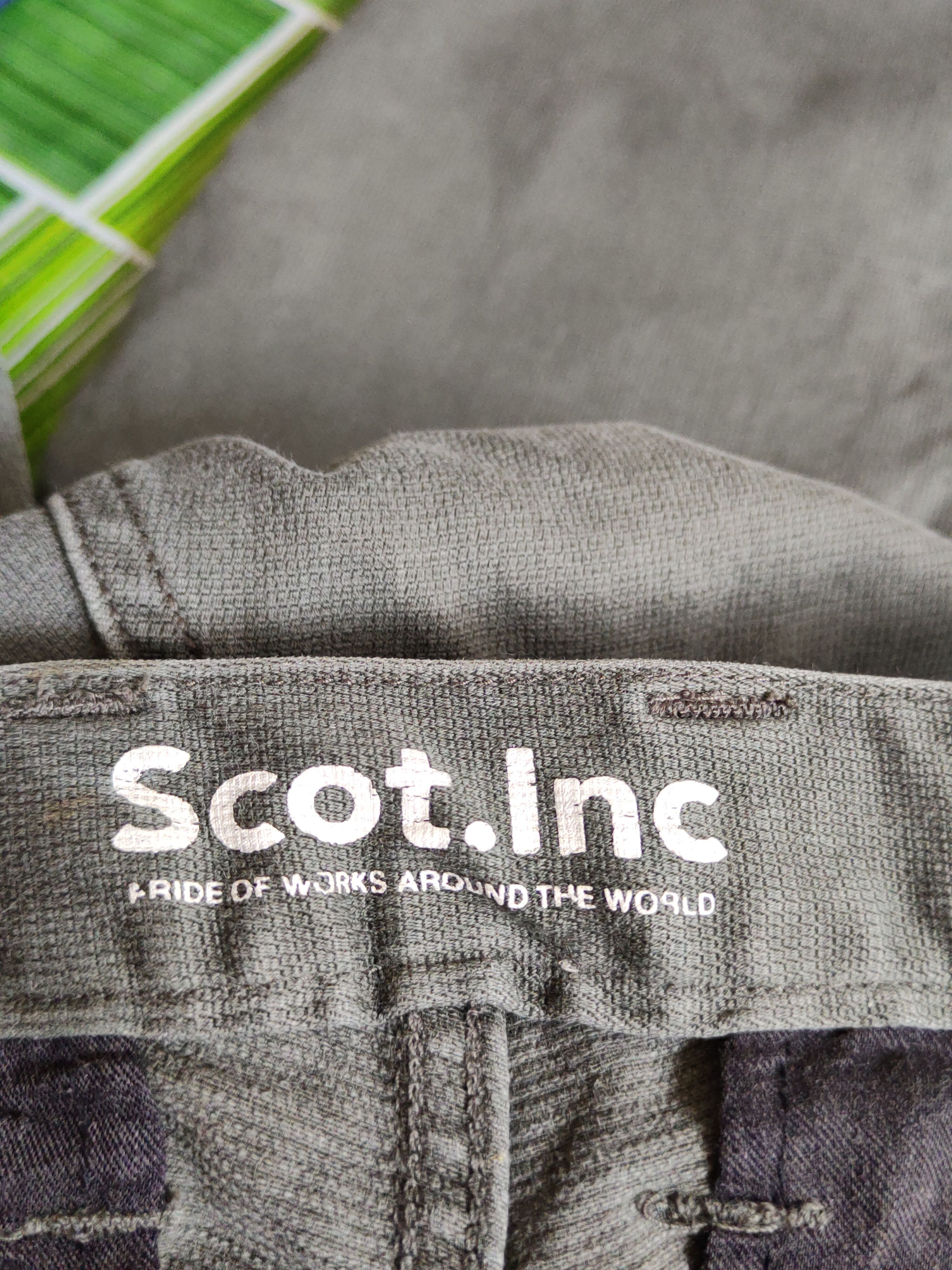 Japanese Brand Scot.Inc Olive Multipocket Tactical Denim Pants #S1469 Size US 30 / EU 46 - 15 Thumbnail