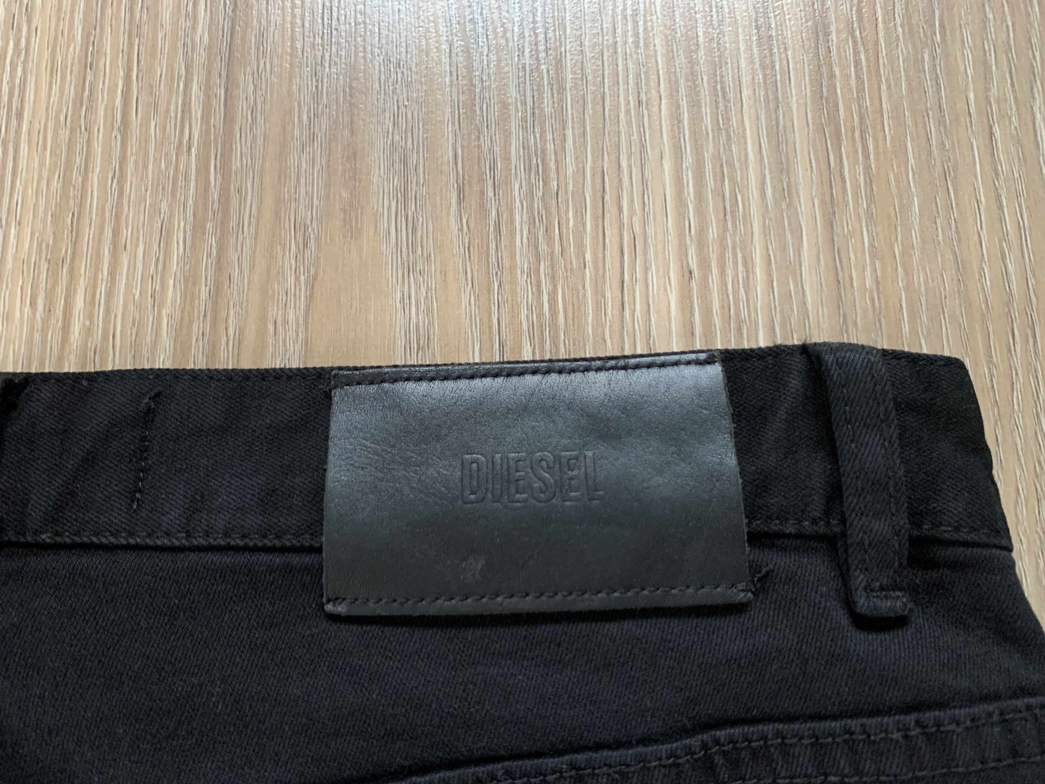 Diesel Diesel Straight Slim Black Jeans Size US 30 / EU 46 - 7 Thumbnail