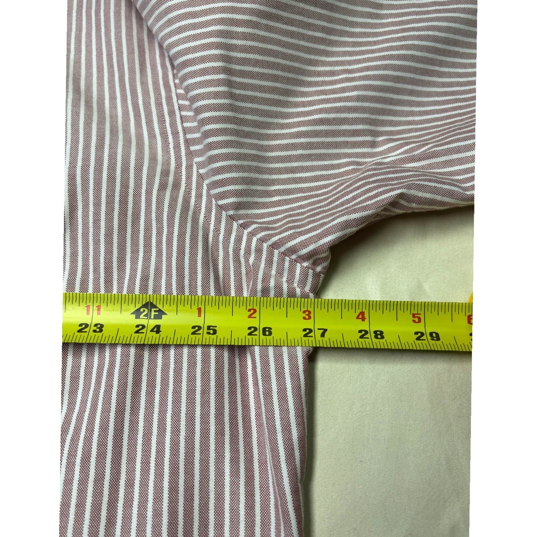 Brooks Brothers VINTAGE Brooks Brothers Makers Madison Shirt Mens 17.5-34 Red White Cotton USA Dress Shirt Striped Madison Button-Down Long Sleeve Size US XXL / EU 58 / 5 - 7 Thumbnail