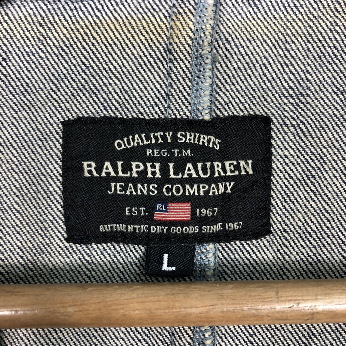 Japanese Brand × Ralph Lauren 📌Vintage Cropped Denim Biker Jacket Ralph Lauren Jeans Size L / US 10 / IT 46 - 18 Thumbnail
