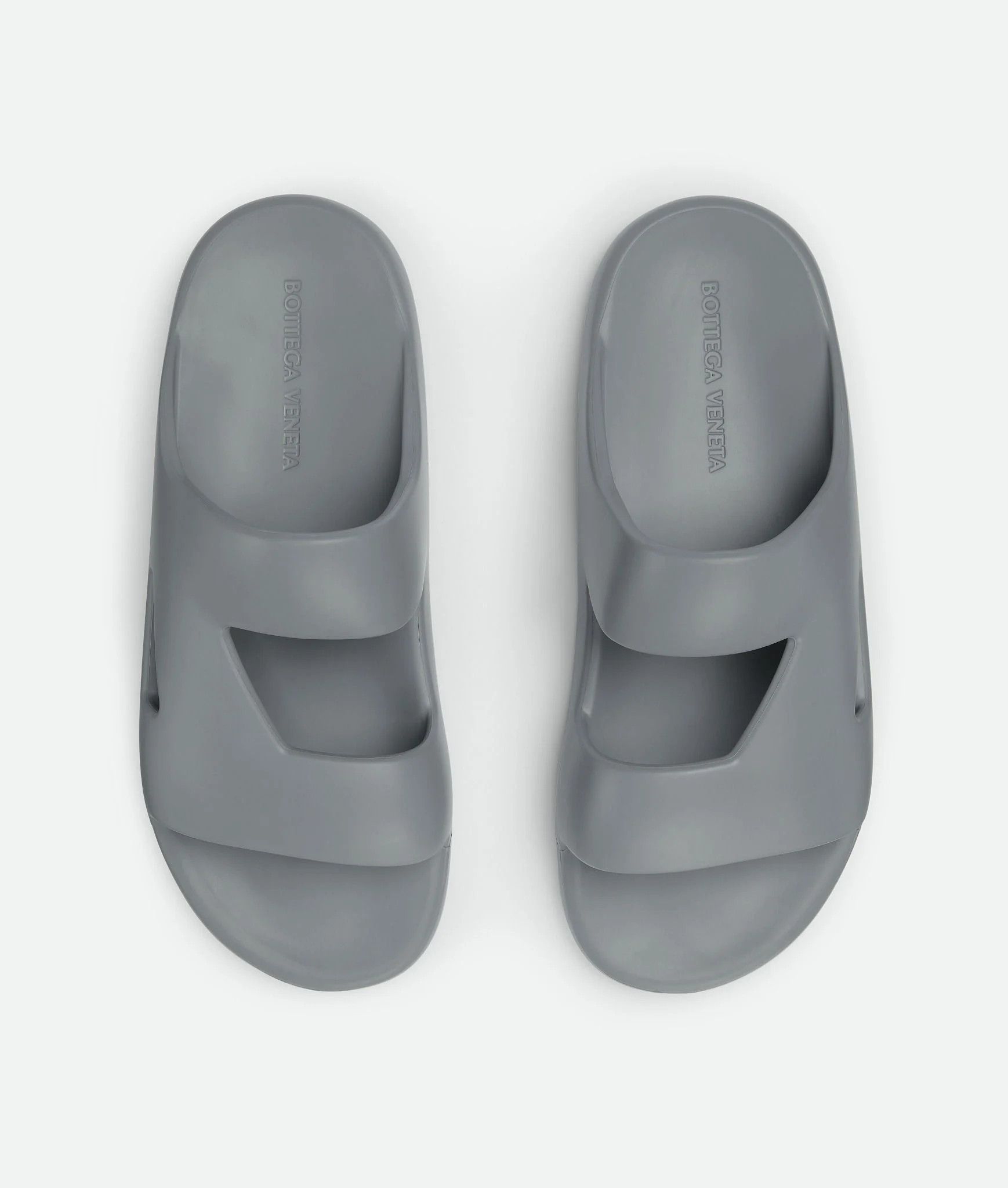 Bottega Veneta o1n1vont1124 Band Rubber Slide Sandals in Vapor Blue Size US 8 / EU 41 - 4 Thumbnail