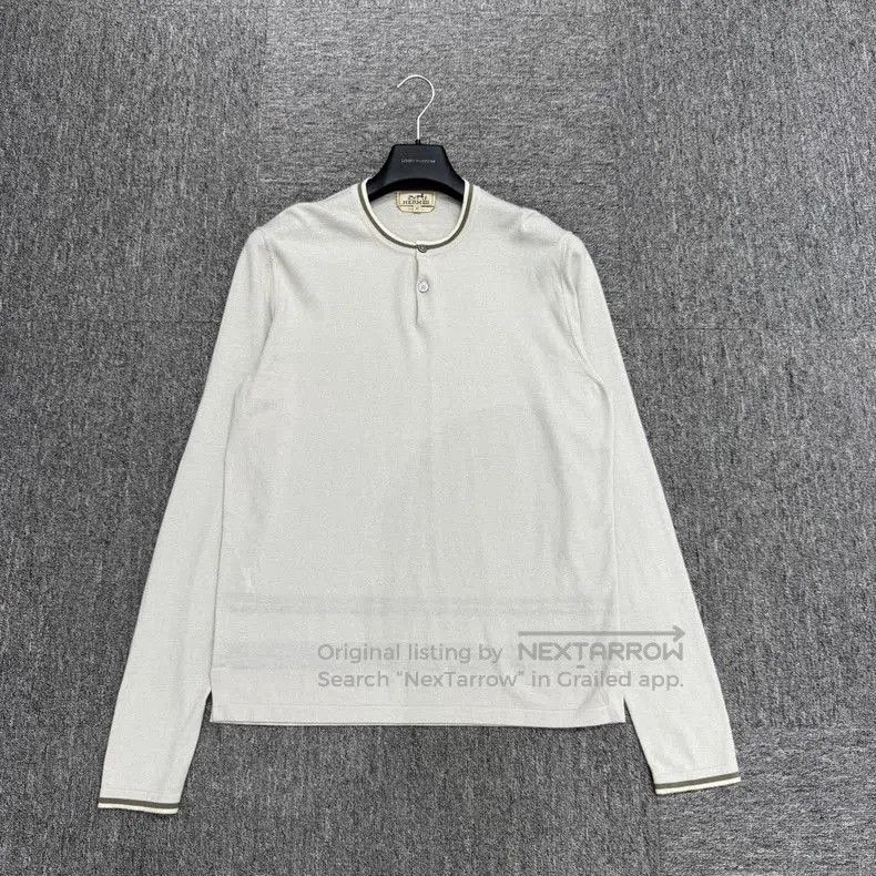 Hermes Hermes Striped Cashmere Knit Top. Size US M / EU 48-50 / 2 - 1 Thumbnail