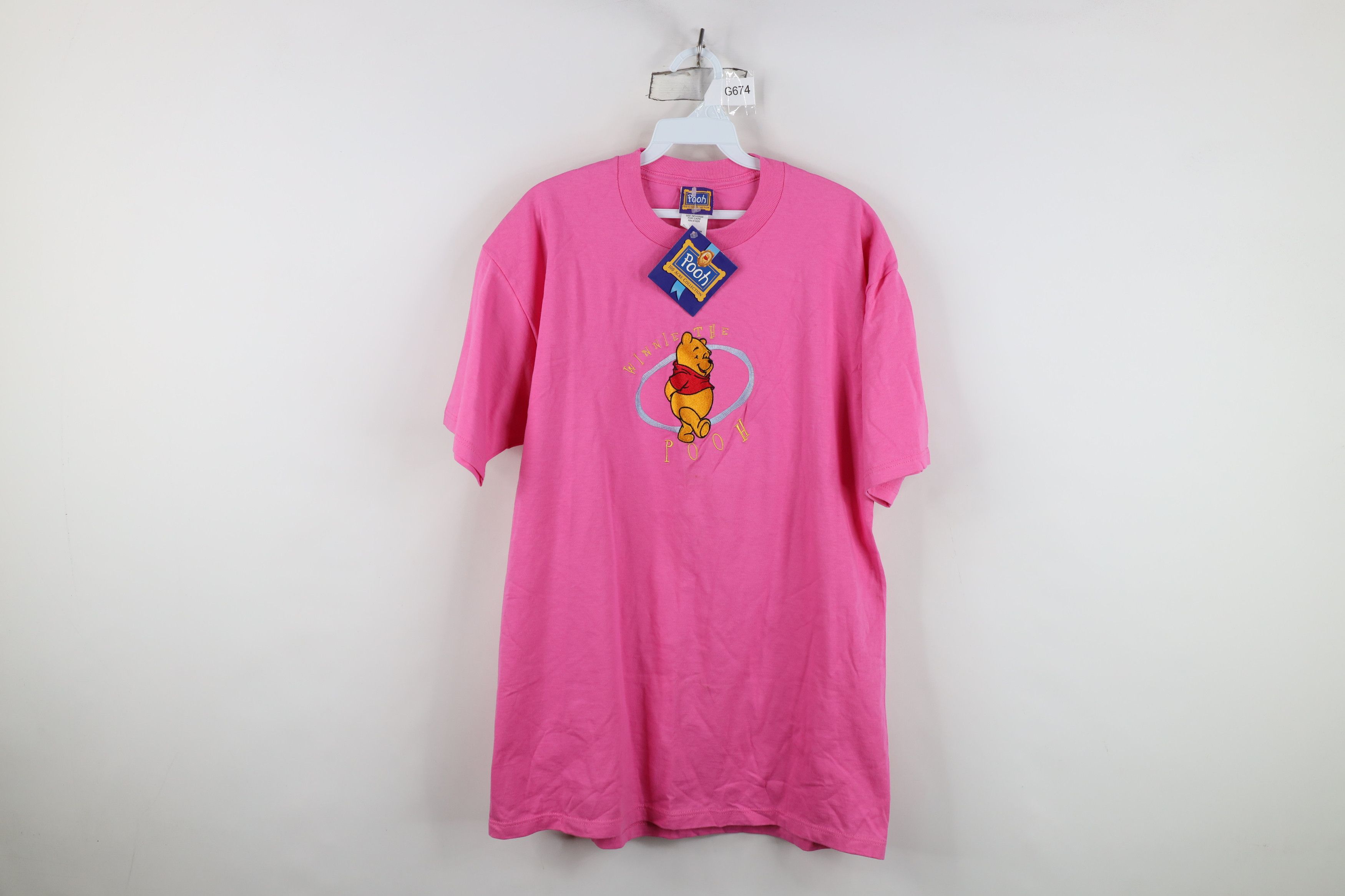 Disney Deadstock Vintage 90s Disney Winnie the Pooh T-Shirt Size L / US 10 / IT 46 - 1 Thumbnail
