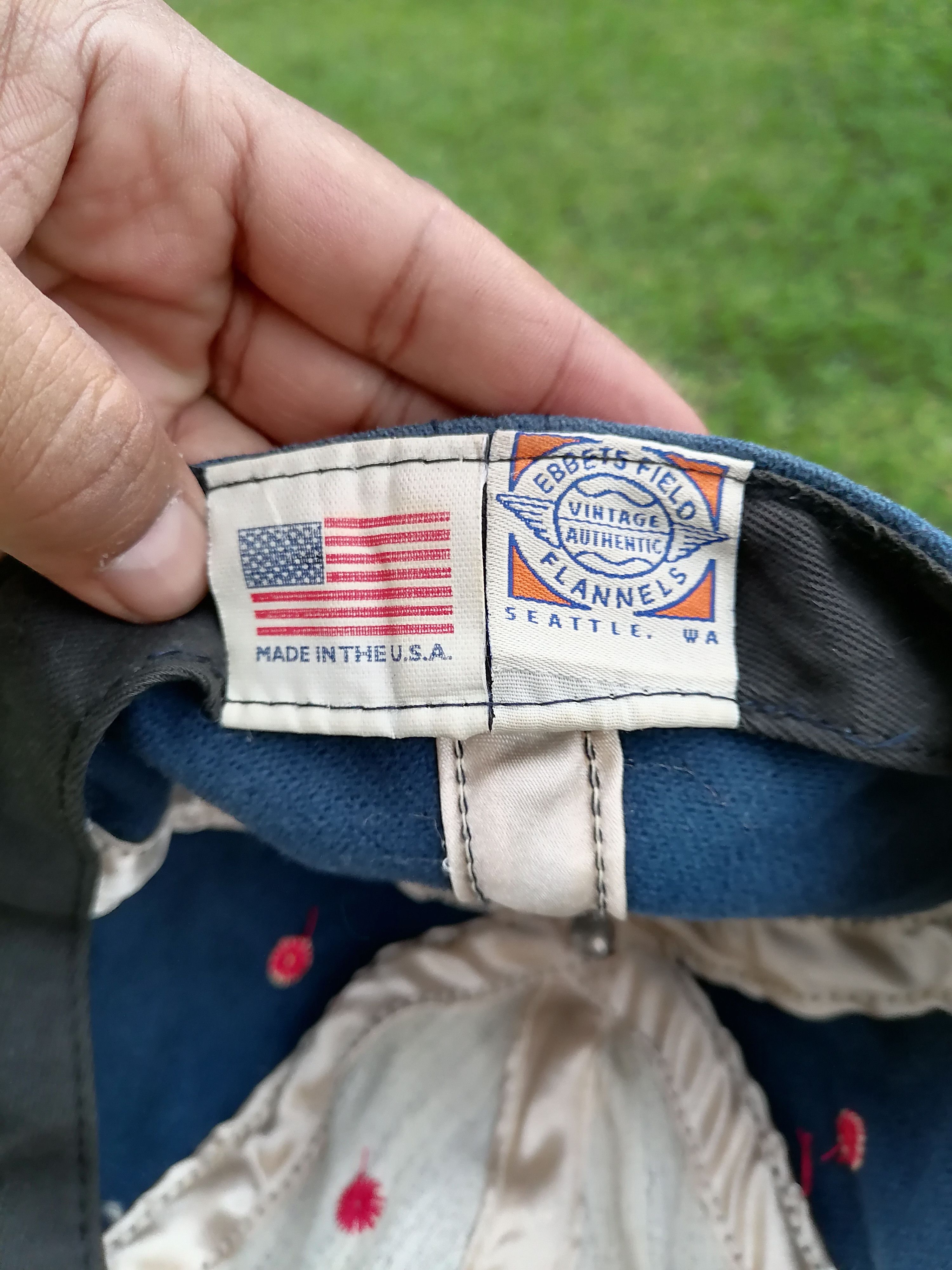 Ebbets Field Flannels × Vintage Vintage H Ebbets Field Flannels Wool Full Cap Size ONE SIZE - 6 Thumbnail