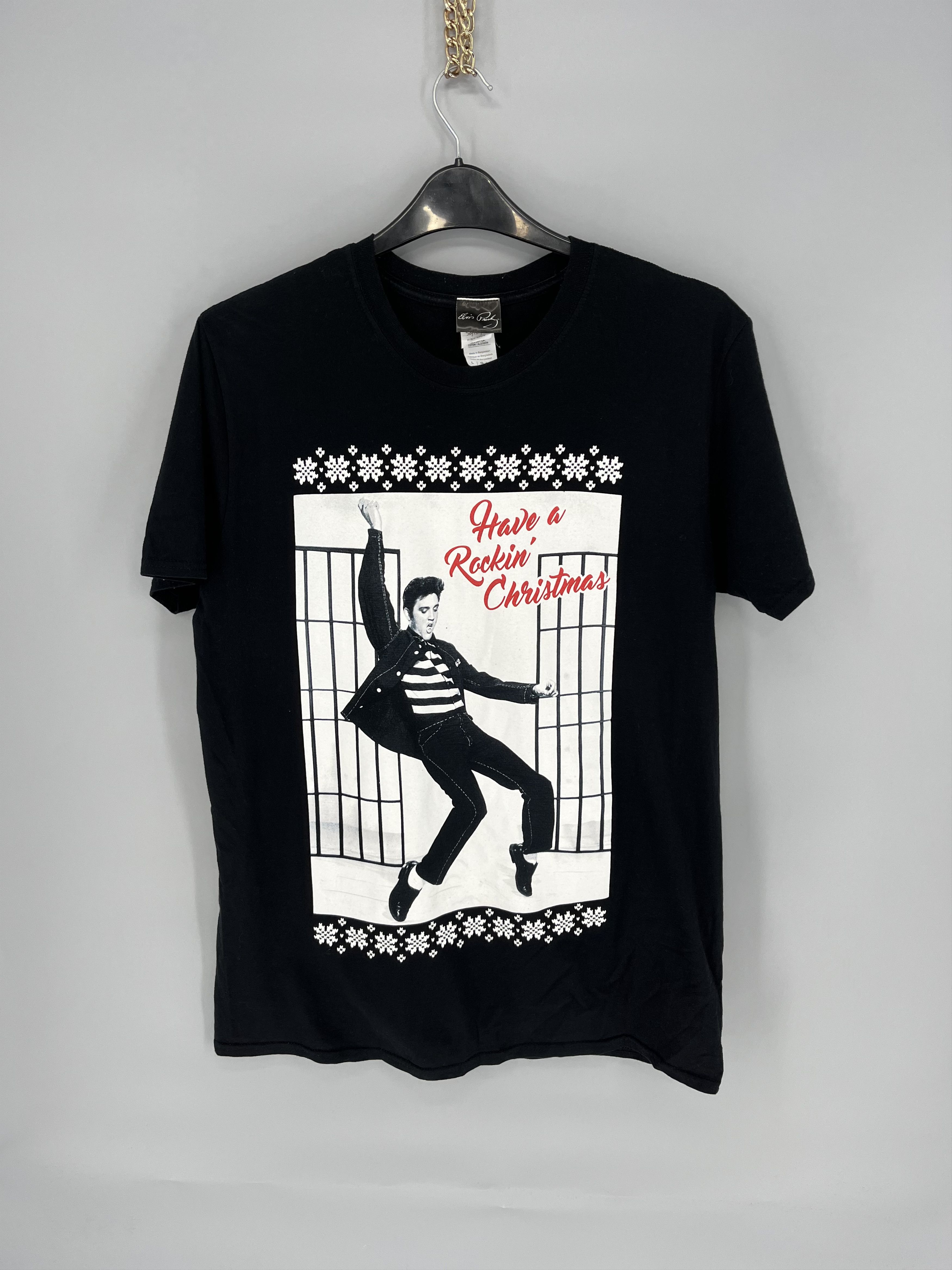 Band Tees Vintage Y2k Elvis Presley Tee Streetwear Fashion TOUR BAND Size US L / EU 52-54 / 3 - 1 Thumbnail