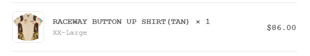 Fuck The Population FTP Raceway Button Up Shirt - Tan - XXL Size US XXL / EU 58 / 5 - 3 Thumbnail