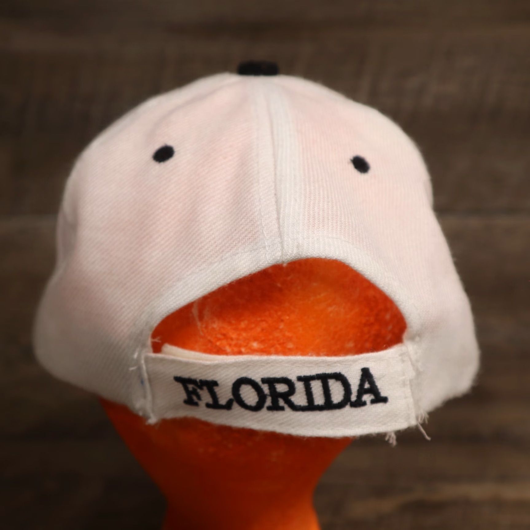 Vintage Hat Baseball Cap Unisex Adult One Size White Adjustable Embroidered Florida Size ONE SIZE - 4 Thumbnail