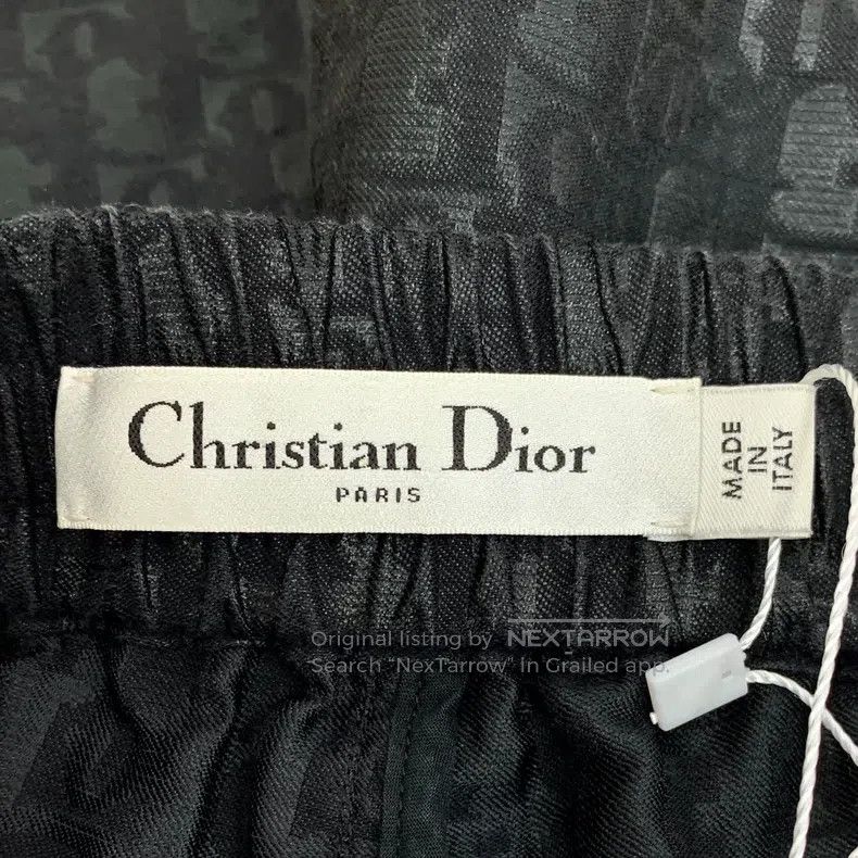 Dior Dior Black logo dark pattern full print cotton casual elas Size 24" / US 00 / IT 34 - 7 Thumbnail