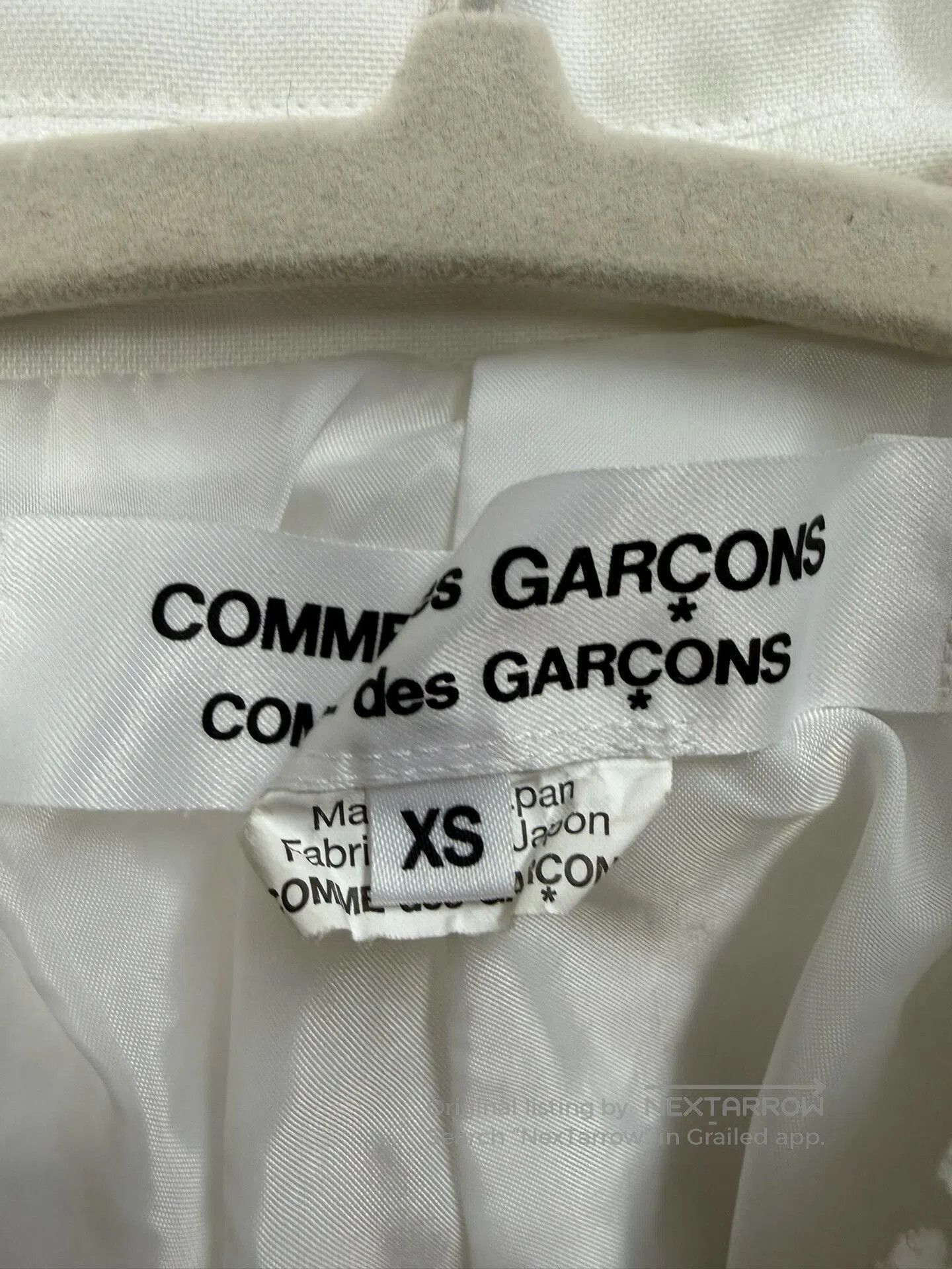 Comme des Garcons Comme des Garçons Ruffle Fleece Jacket. Size XS / US 0-2 / IT 36-38 - 5 Thumbnail