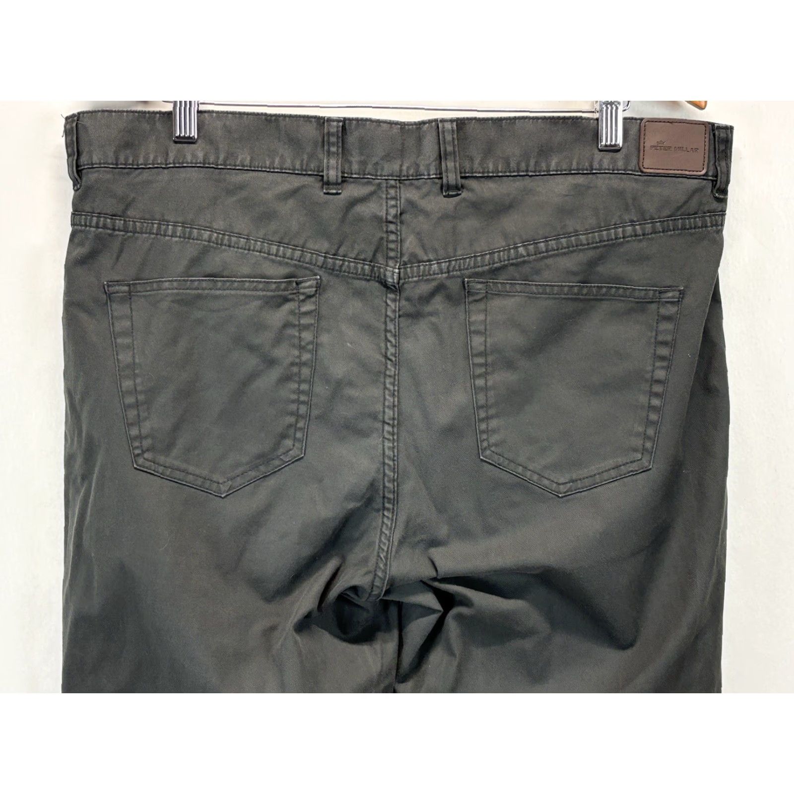 Peter Millar Peter Millar 5 Pocket Pima Cotton Pants Pants Men Gray Golf Casual 38x29.5 Regular Adult Gray Size US 38 / EU 54 - 4 Thumbnail