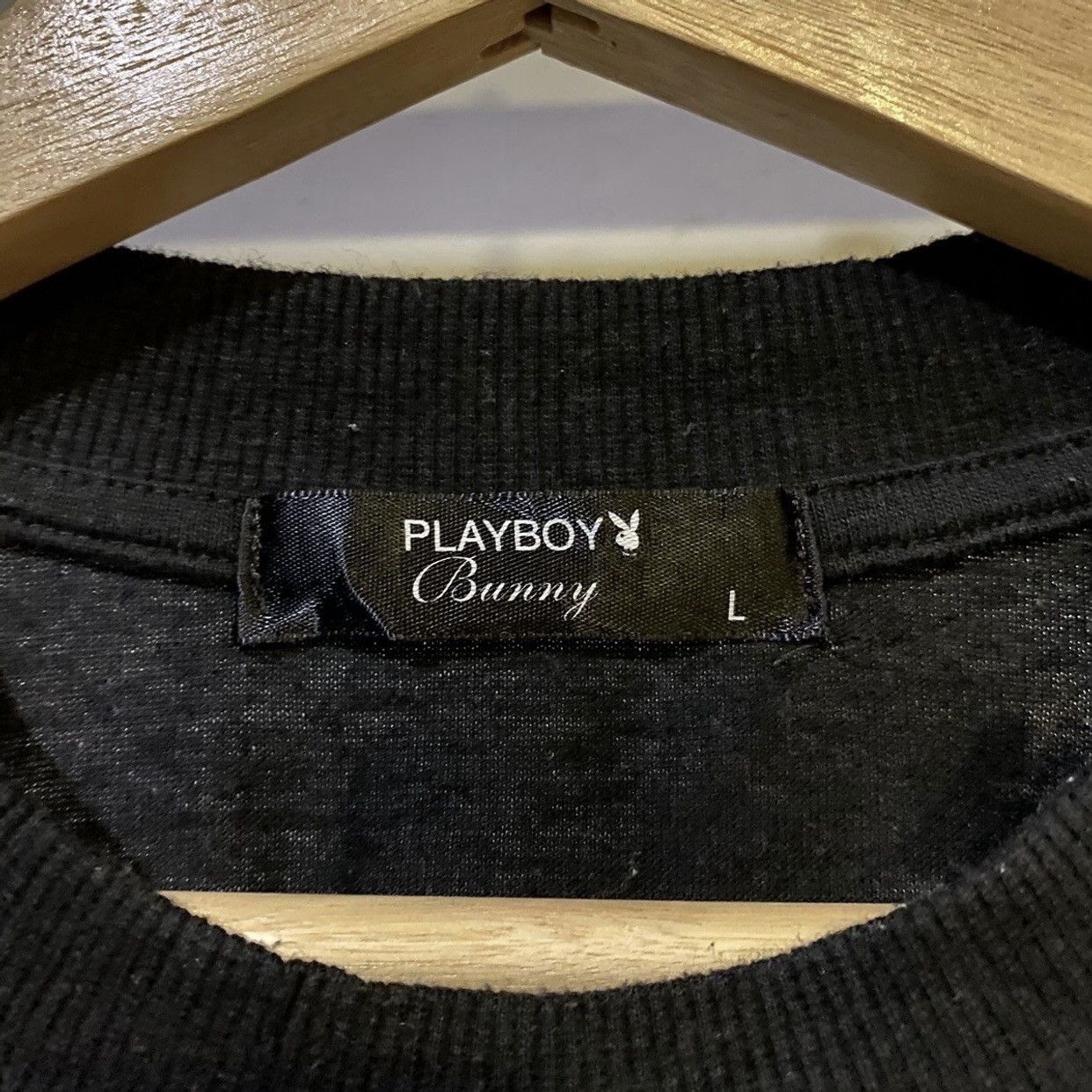Playboy × Vintage Vintage Y2K Playboy Bunny Logo Side tape tees Size US L / EU 52-54 / 3 - 5 Thumbnail