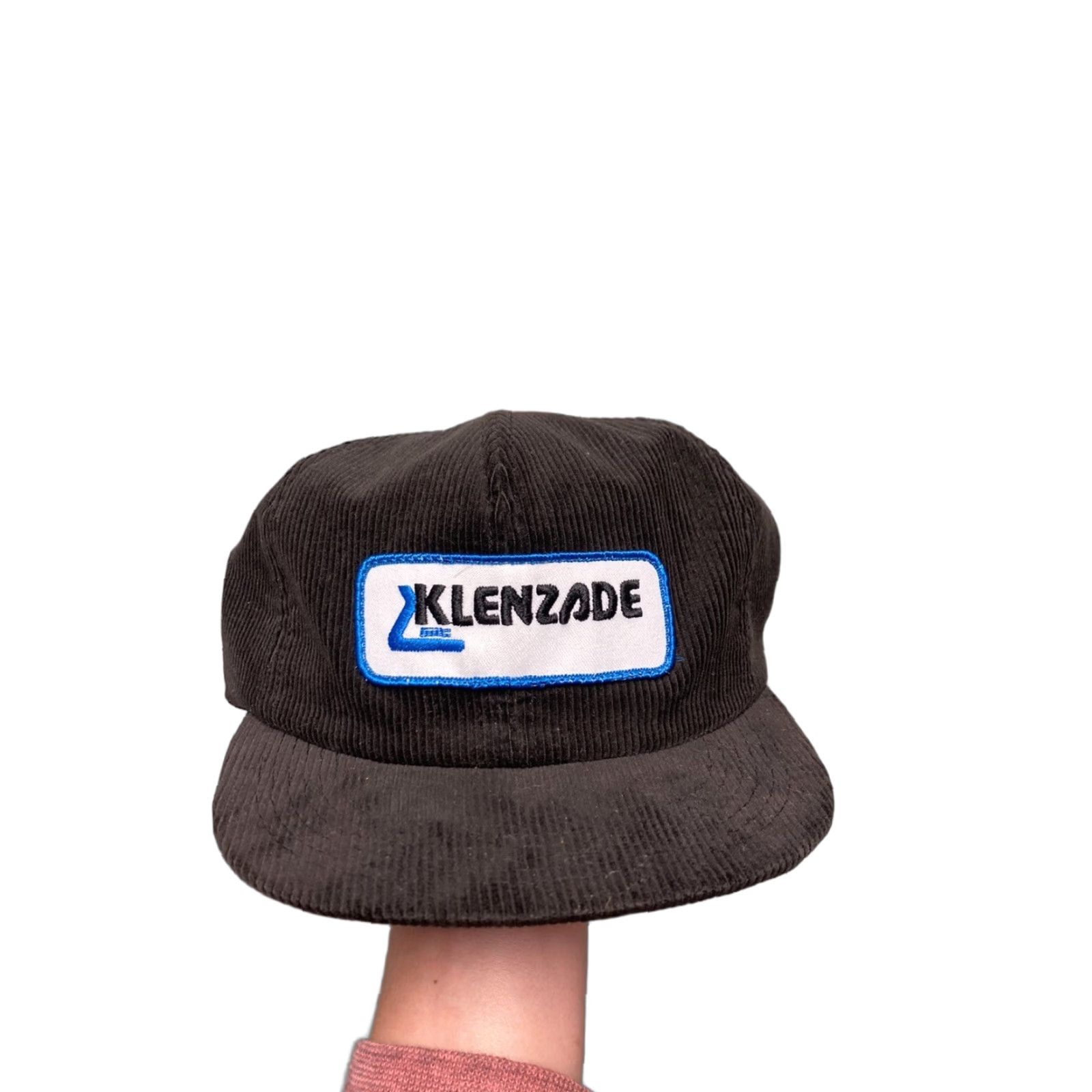 Vintage VINTAGE Snap-Back Corduroy Hat USA Made Black Adjustable Men Men's Snapback Size ONE SIZE - 1 Thumbnail