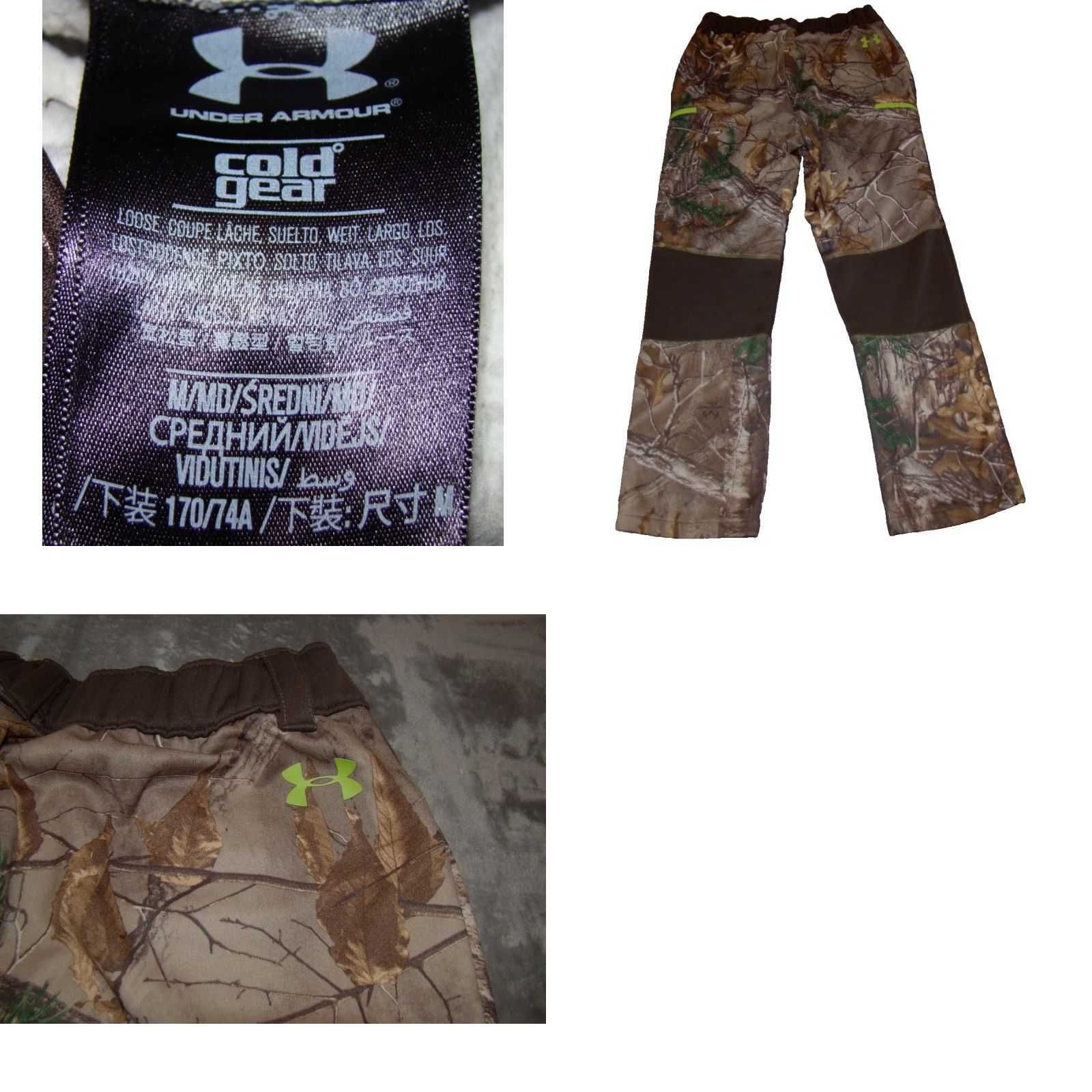 Under Armour Under Armour Scent Control Infrared Mens M Camo Hunting Pants Reinforced Knees Size US 31 - 8 Thumbnail