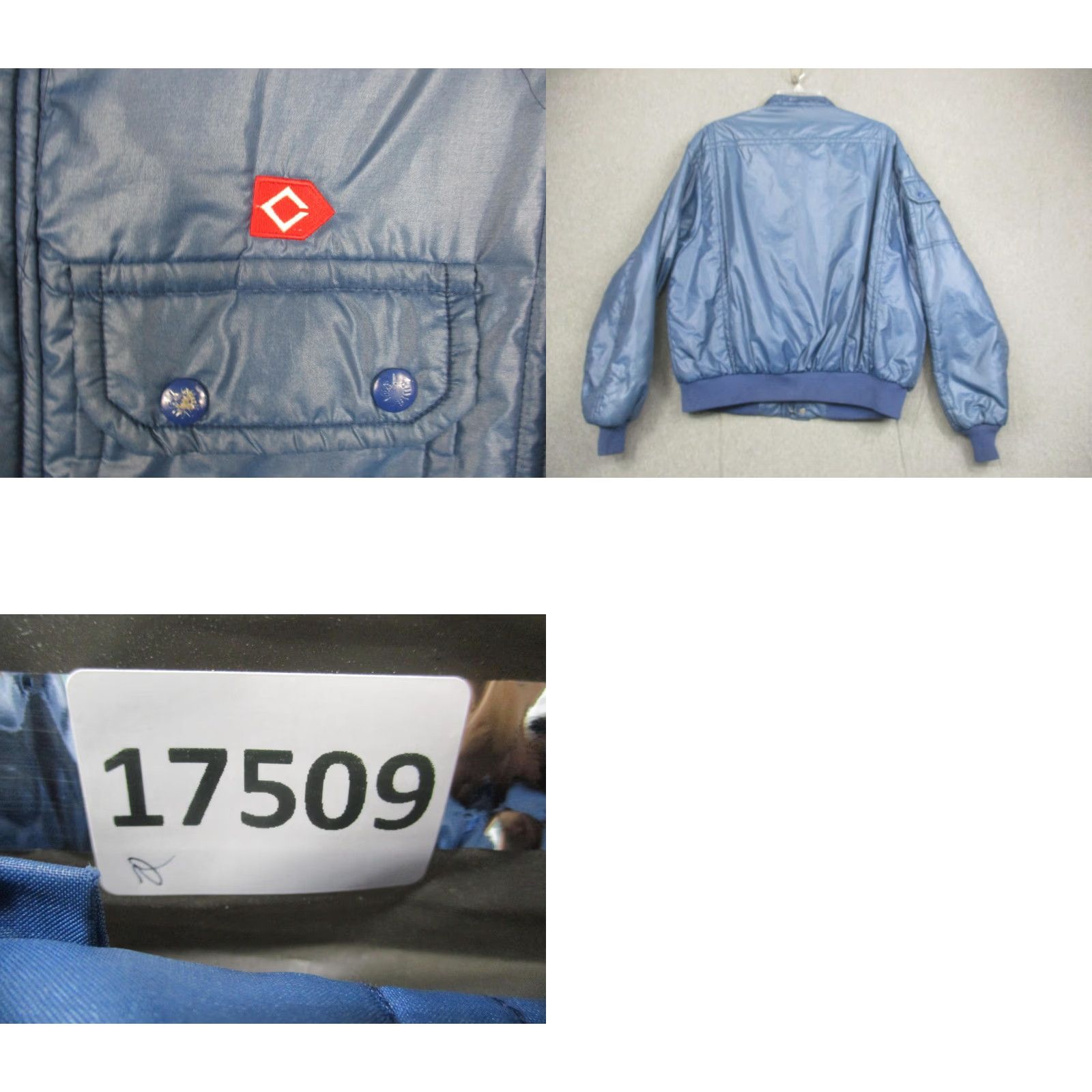 Vintage VINTAGE King Louie Jacket Mens 1X Big & Tall Nylon Bomber Blue Zip Pockets Insulated Pro Fit Included USA Size US XL / EU 56 / 4 - 8 Thumbnail