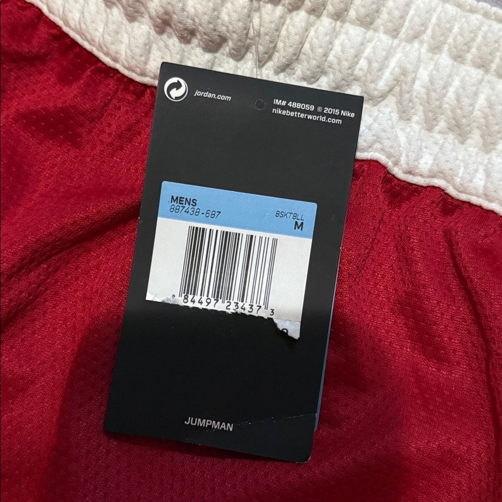 Jordan Brand 2015 Jordan Dri-Fit Diamond Shorts Chicago Bulls Size US 28 / EU 44 - 2 Thumbnail