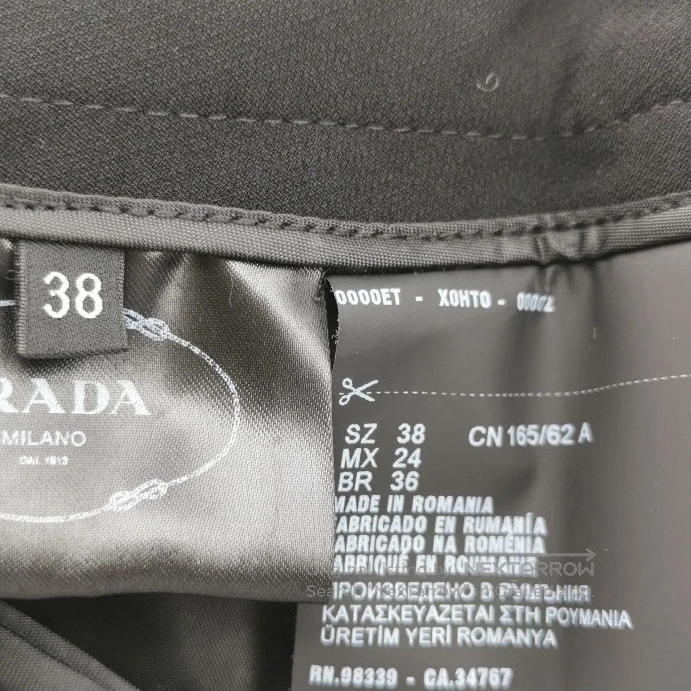 Prada Prada Black Tailored Trousers Size 38 . Size 37" - 7 Thumbnail