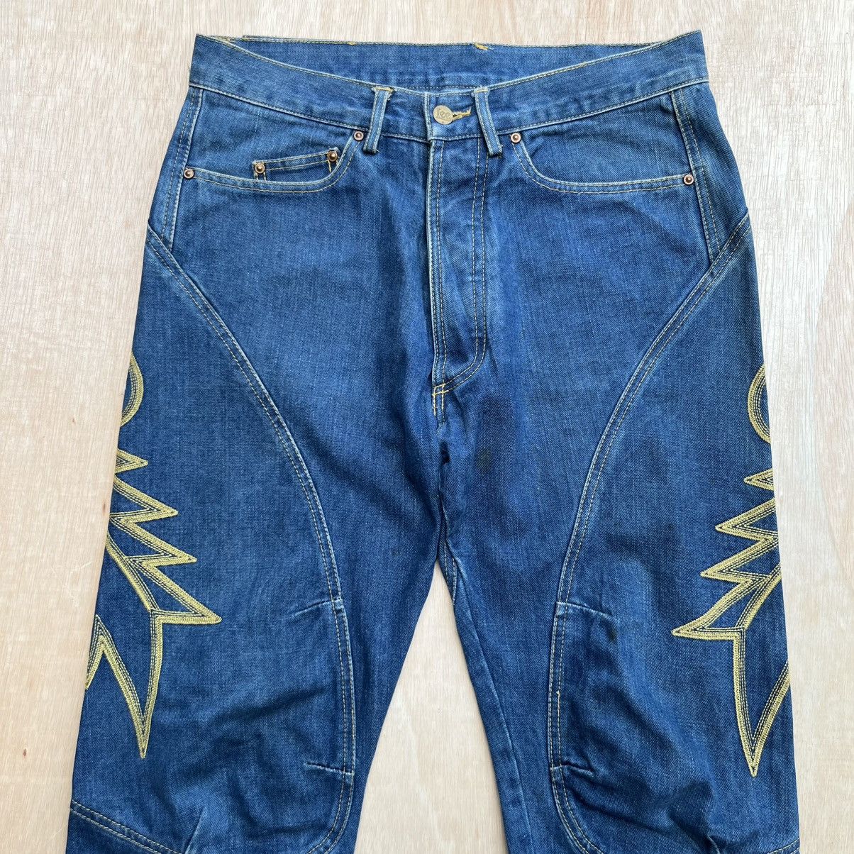 Lee LEE RIDER X ROUGH RIDER by POKIT BUCKLE BACK DENIM Size US 31 - 5 Thumbnail