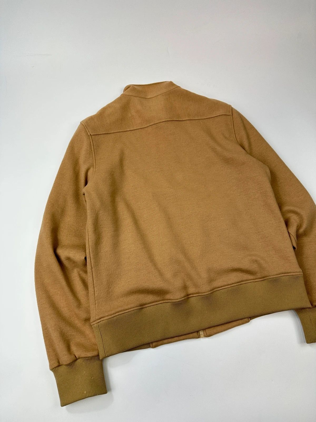 Prada Prada Milano FW2000 Beige Brown Wool & Leather Bomber Jacket Size US M / EU 48-50 / 2 - 8 Thumbnail