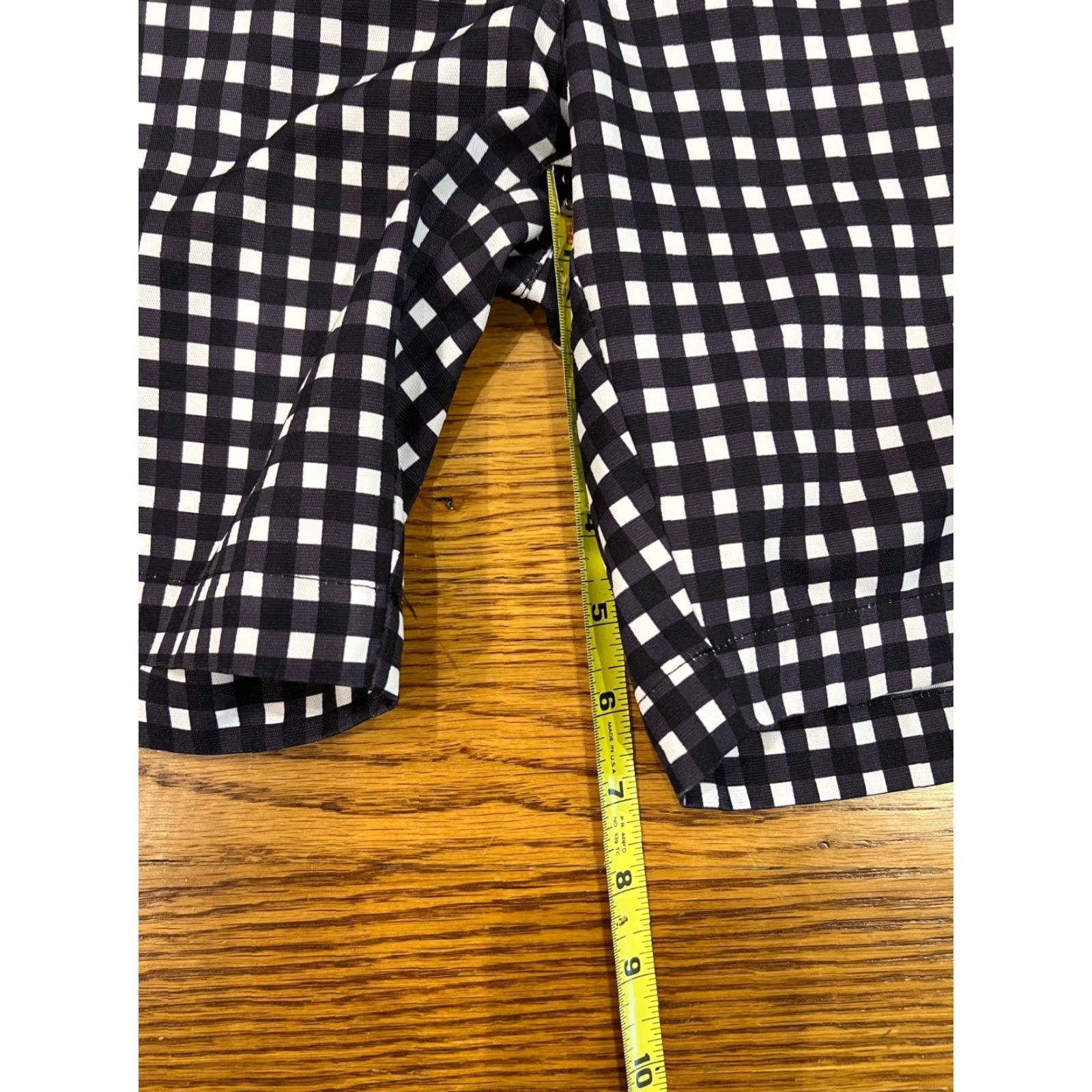 Callaway Callaway Opti-Dri Golf Shorts Bermuda Women Black Gingham Size 8 Size 30" / US 8 / IT 44 - 5 Thumbnail
