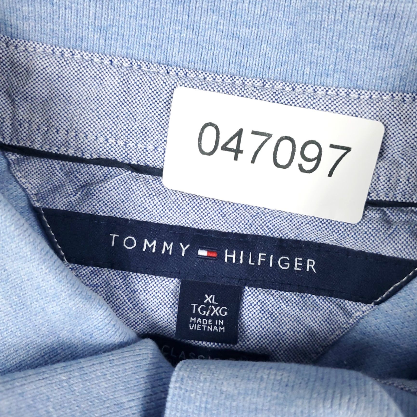 Tommy Hilfiger VINTAGE Tommy Hilfiger Polo Shirt Mens XL Blue Striped Casual Short Sleeve Polo Shirt XL Blue Size US XL / EU 56 / 4 - 7 Thumbnail