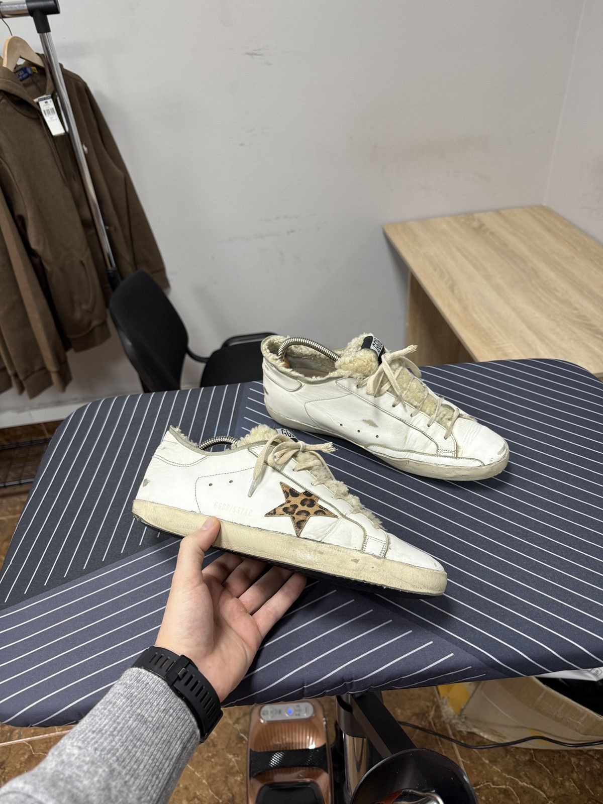 Golden Goose 🇮🇹 Golden Goose Superstar Leather Trainers GGDB Made in Italy Size US 9 / EU 42 - 1 Thumbnail