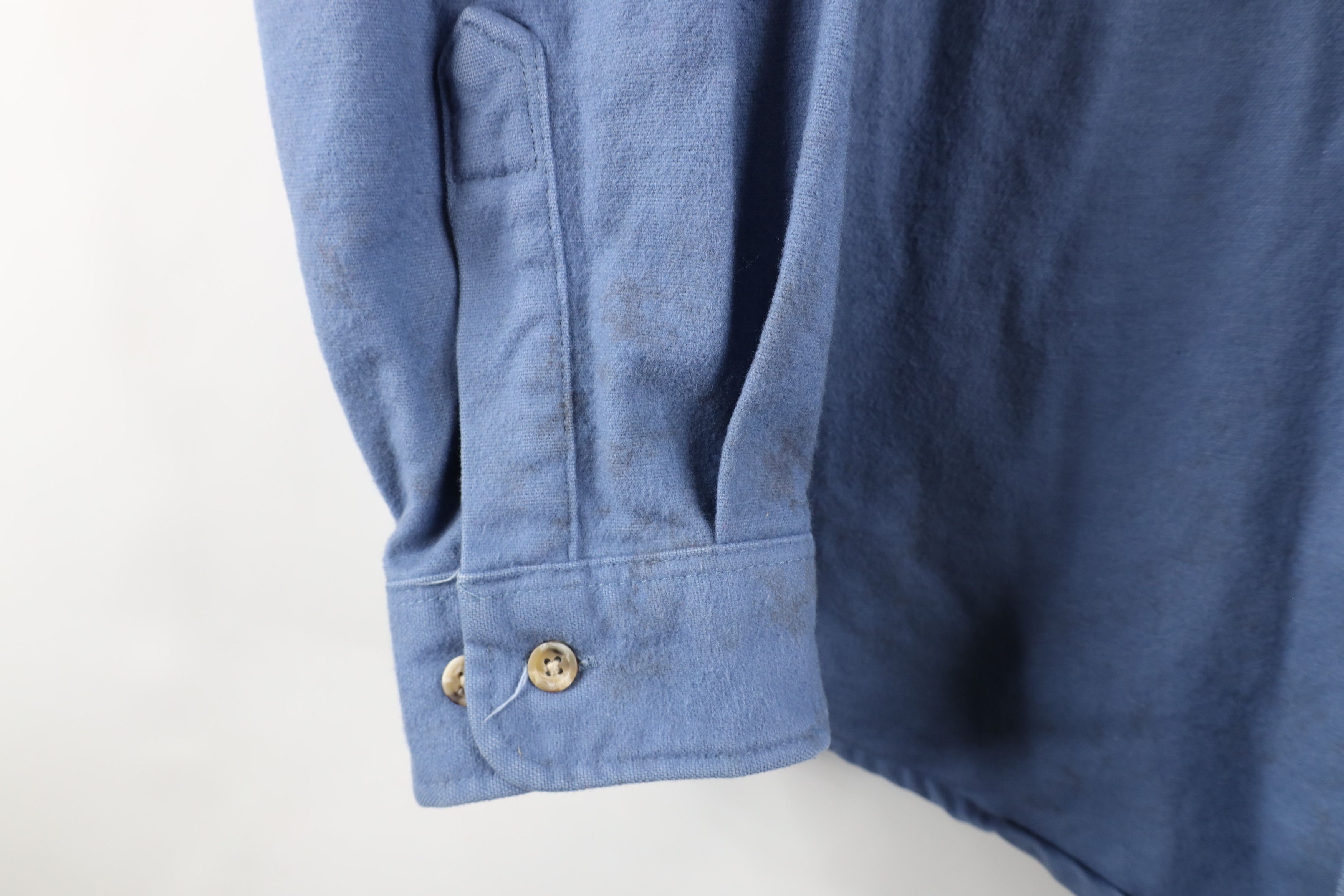 FiveBrother × Vintage Vintage 90s Five Brother Heavyweight Cloth Button Shirt Size US XXL / EU 58 / 5 - 4 Thumbnail