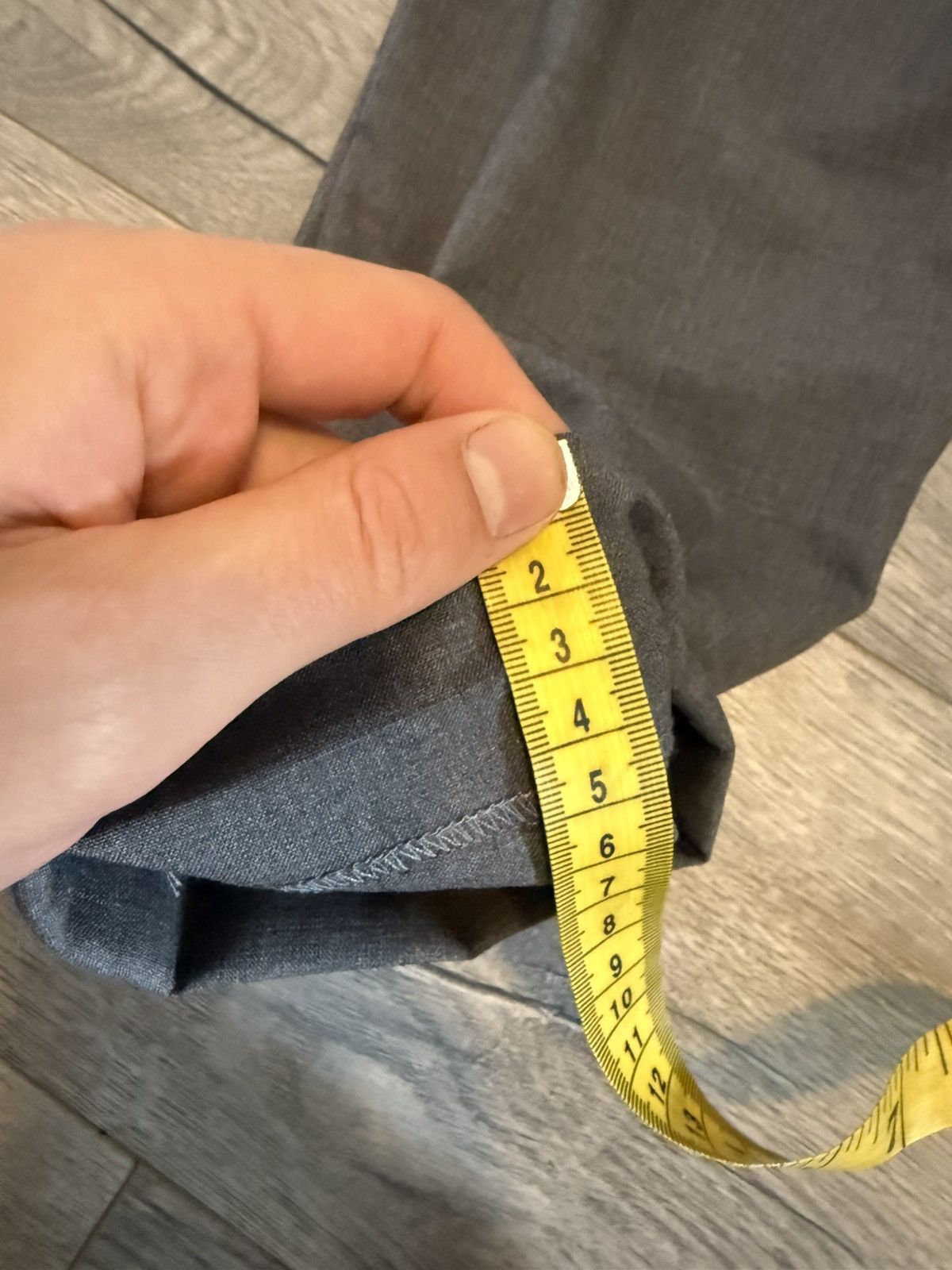 Brunello Cucinelli Brunello Cucinelli Grey Wool Trousers with Cuffed Hem Size US 36 / EU 52 - 13 Thumbnail