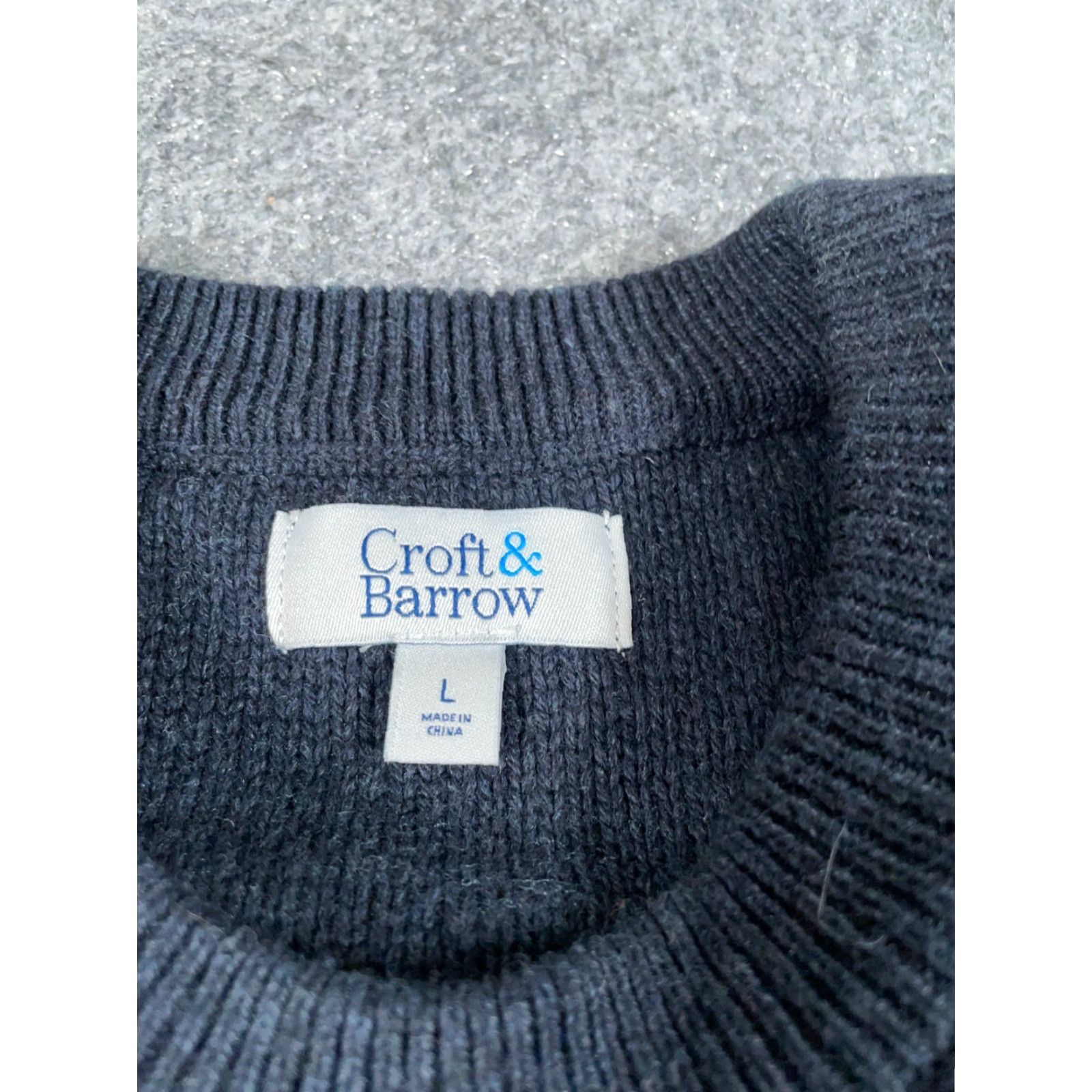 Croft & Barrow Croft & Barrow Geometric Snowflake Knit Sweater Adult Large Black Green Crew Neck Pullover Mens Casual Preppy Winter Size US L / EU 52-54 / 3 - 3 Thumbnail
