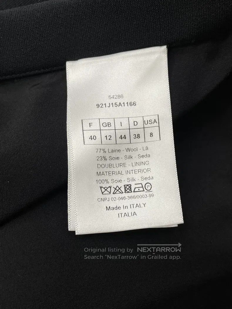 Dior Dior Black woollen skirt Size 26" / US 2 / IT 38 - 4 Thumbnail