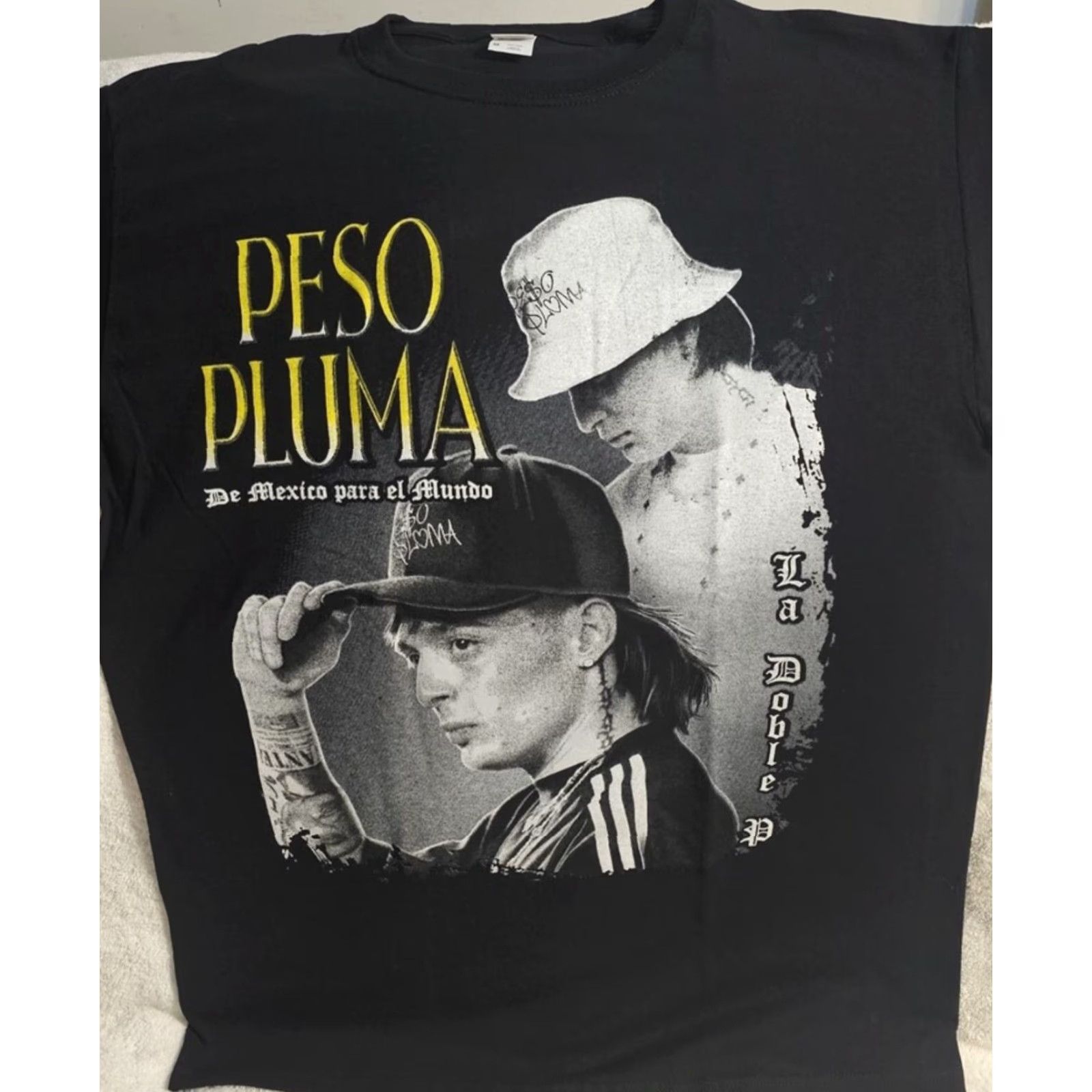 Vintage Mexican Singer Musician Pride Doble P Rap Hip Hop Enthusiast T-Shirt Size US L / EU 52-54 / 3 - 2 Thumbnail