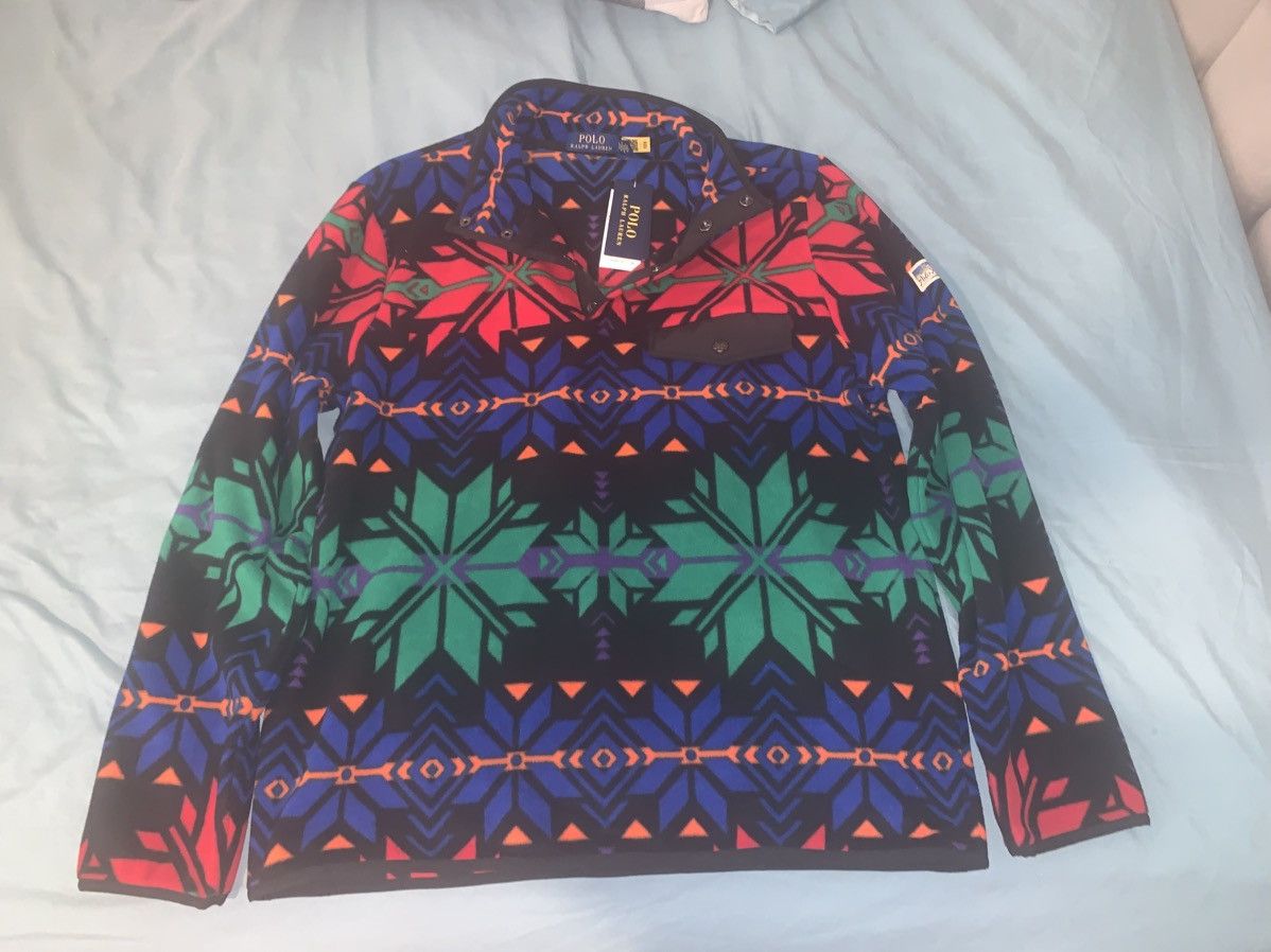 Polo Ralph Lauren Polo Ralph Lauren Fleece Pullover Sweatshirt Size US L / EU 52-54 / 3 - 5 Thumbnail