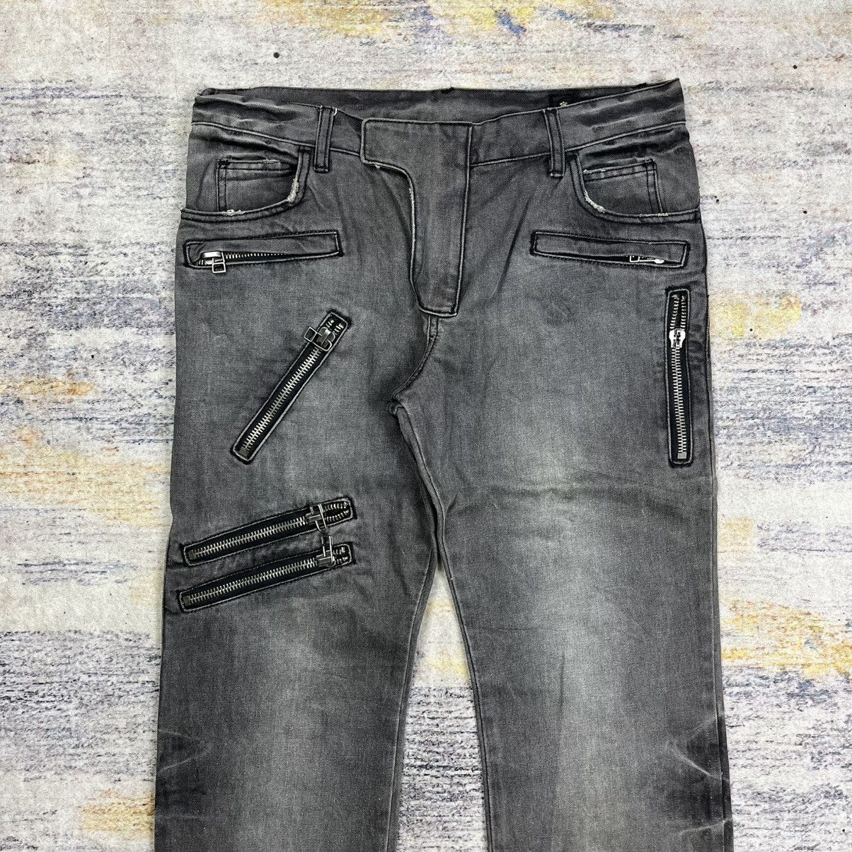 semanticdesign Semantic design multi zipper bikers jeans vkei style Size US 34 / EU 50 - 2 Thumbnail