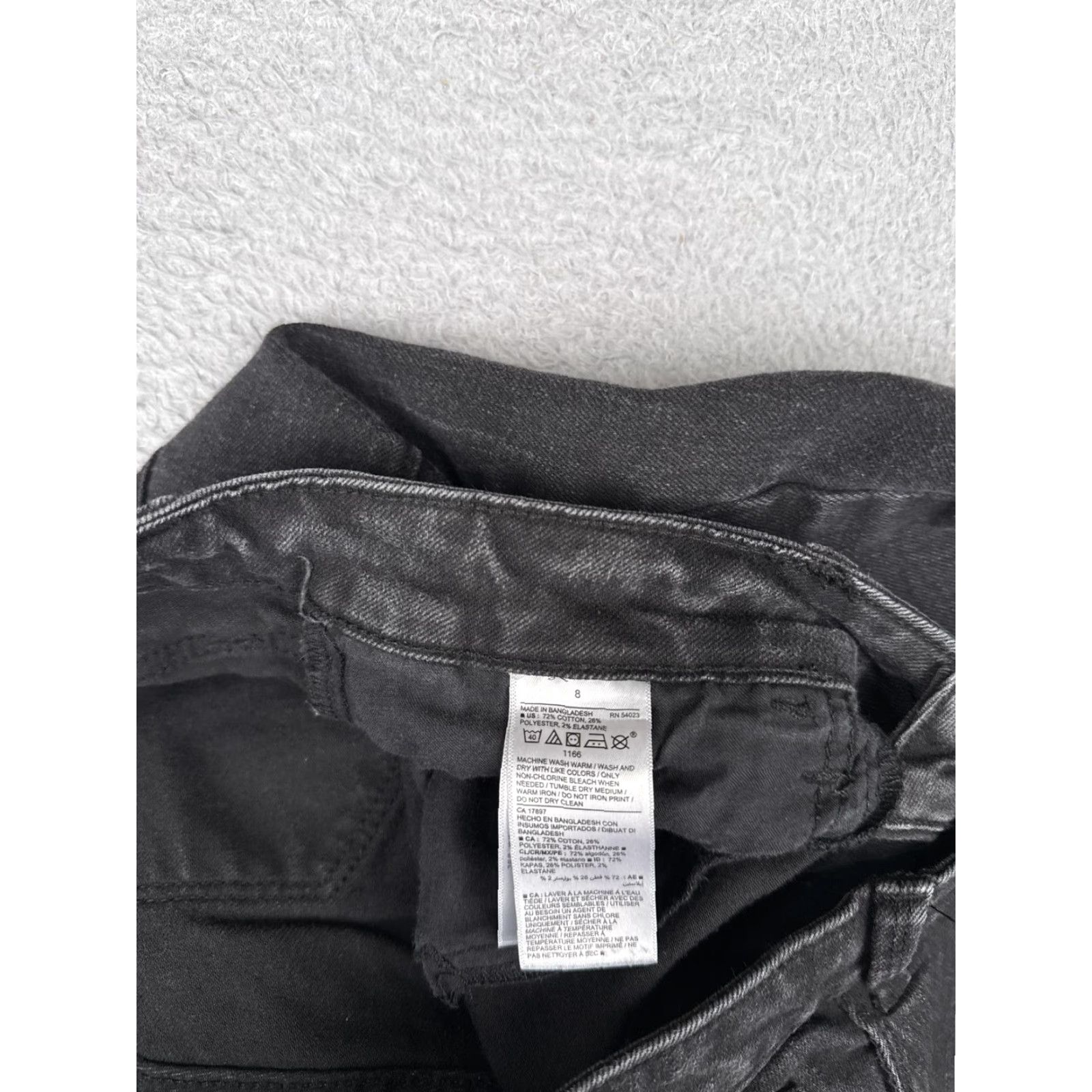 Old Navy Old Navy Jeans Womens 8 Bootcut Kicker Black Charcoal Mid Rise Stretch 31x30 Size 30" / US 8 / IT 44 - 7 Thumbnail