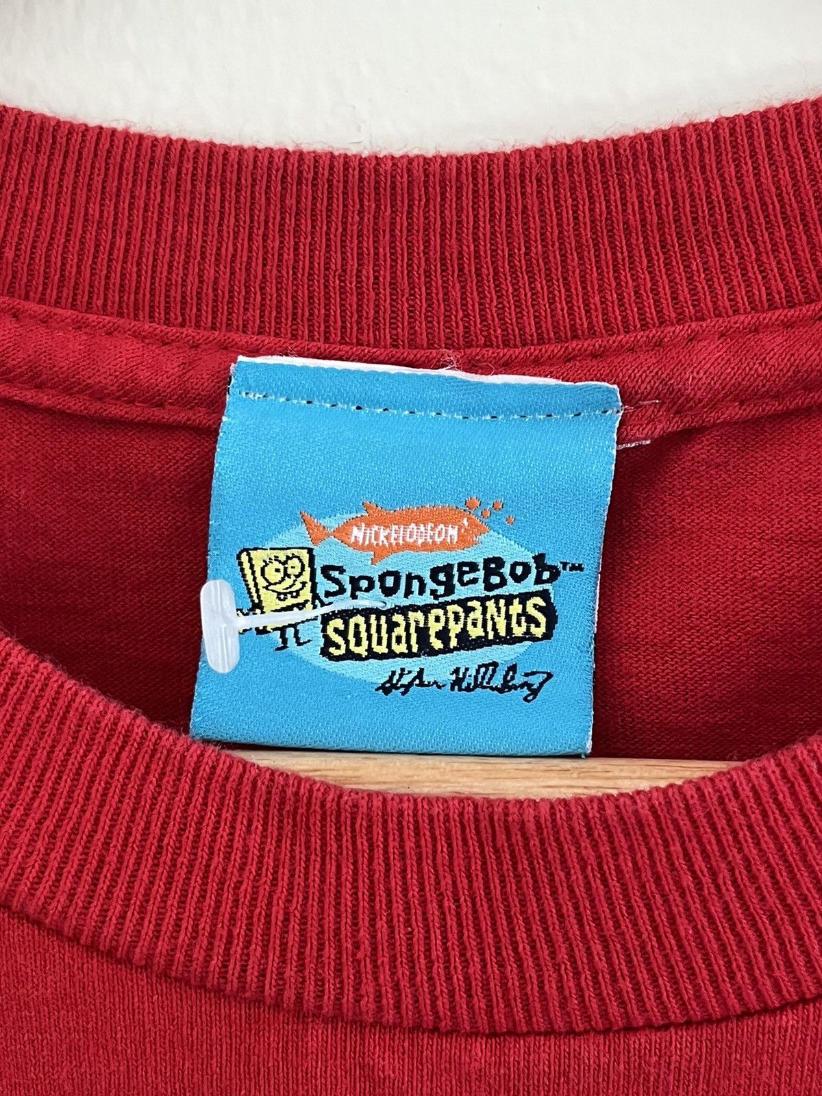 Cartoon Network × Vintage © 2002 SpongeBob “Lifeguard Swimsuit Optional” Humor T-Shirt Size US L / EU 52-54 / 3 - 7 Thumbnail
