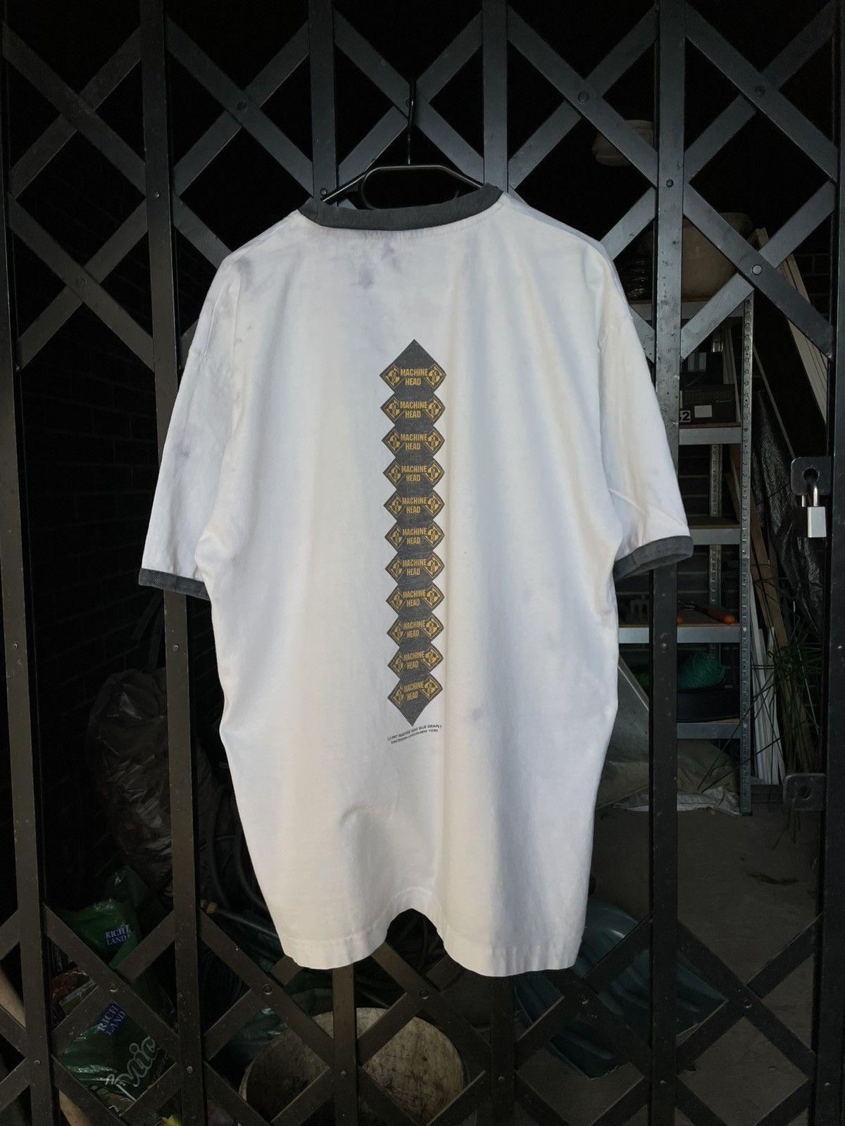 Band Tees × Vintage Machine Head 97 90s Vtg Blue Grape Ringer Band Concert Tee Size US L / EU 52-54 / 3 - 7 Thumbnail