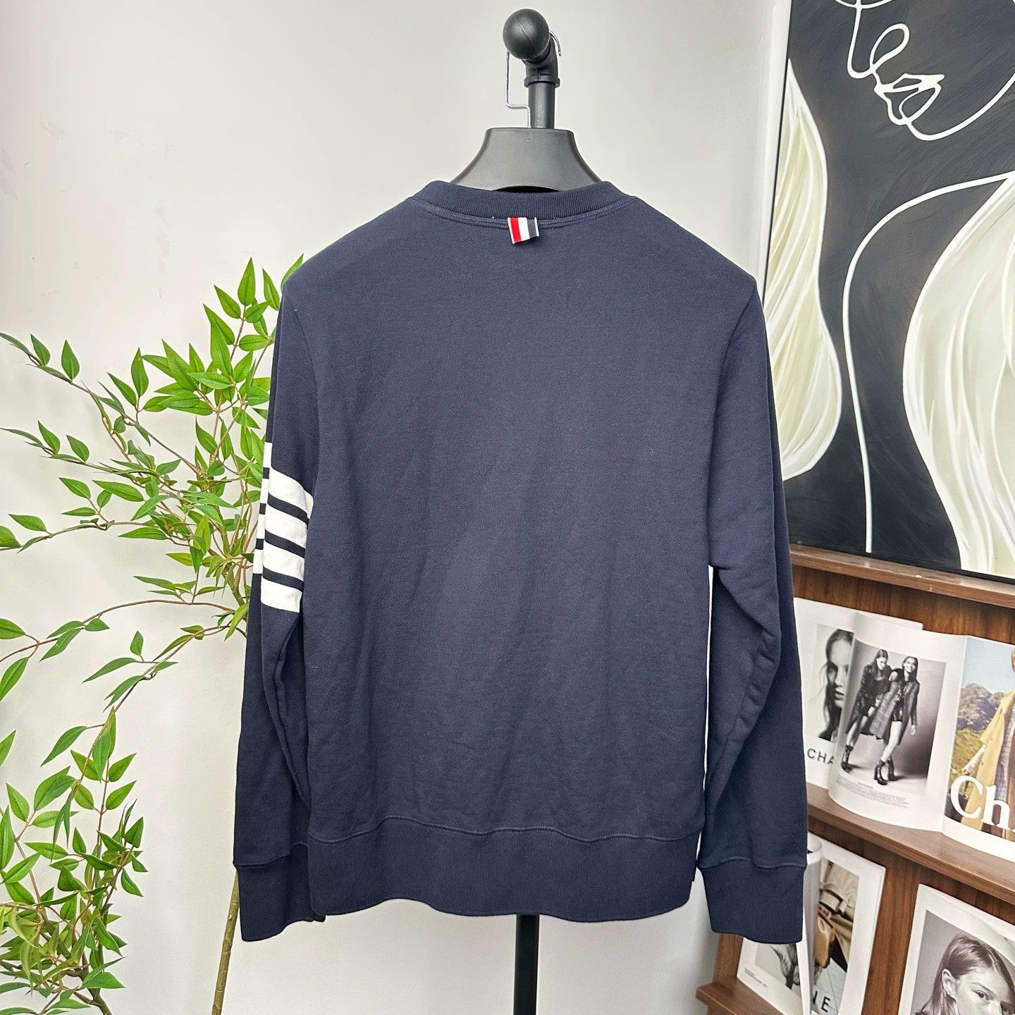 Thom Browne thom browne classic navy blue sweatshirt Size US M / EU 48-50 / 2 - 2 Thumbnail