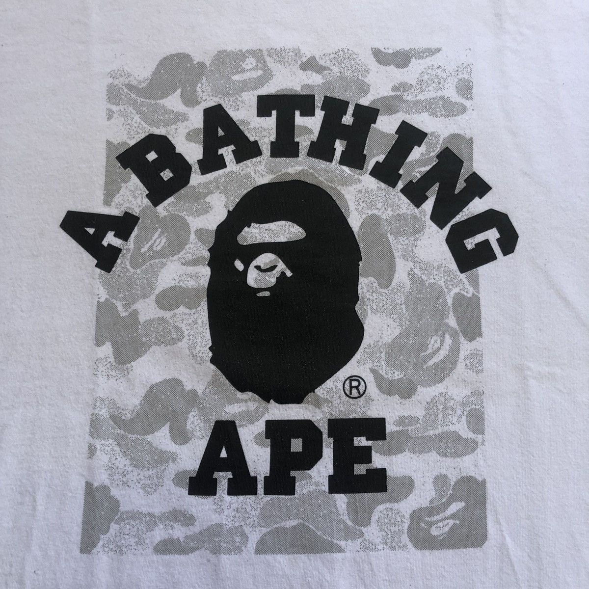 Bape A Bathing Ape College Logo Box Camo Tee Size US XXL / EU 58 / 5 - 2 Thumbnail