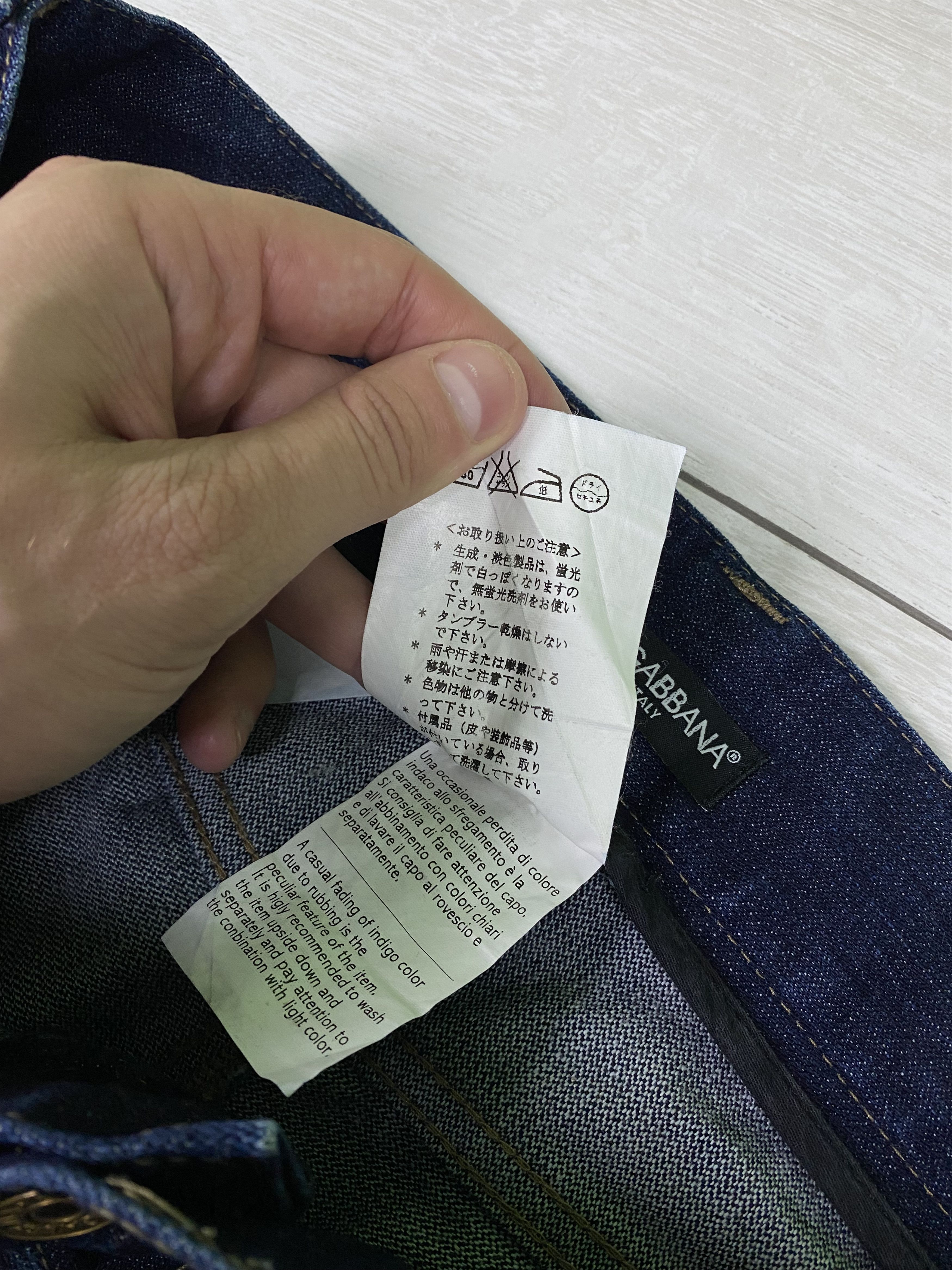 Dolce & Gabbana Rare Dolce & Gabbana 14 gold stright jeans size 48 Size US 32 / EU 48 - 13 Thumbnail